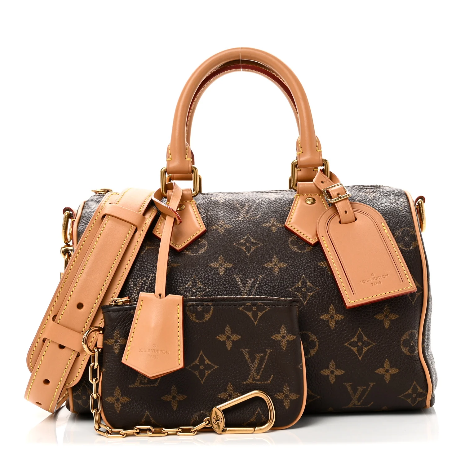 Calfskin Monogram Speedy P9 Bandouliere 25