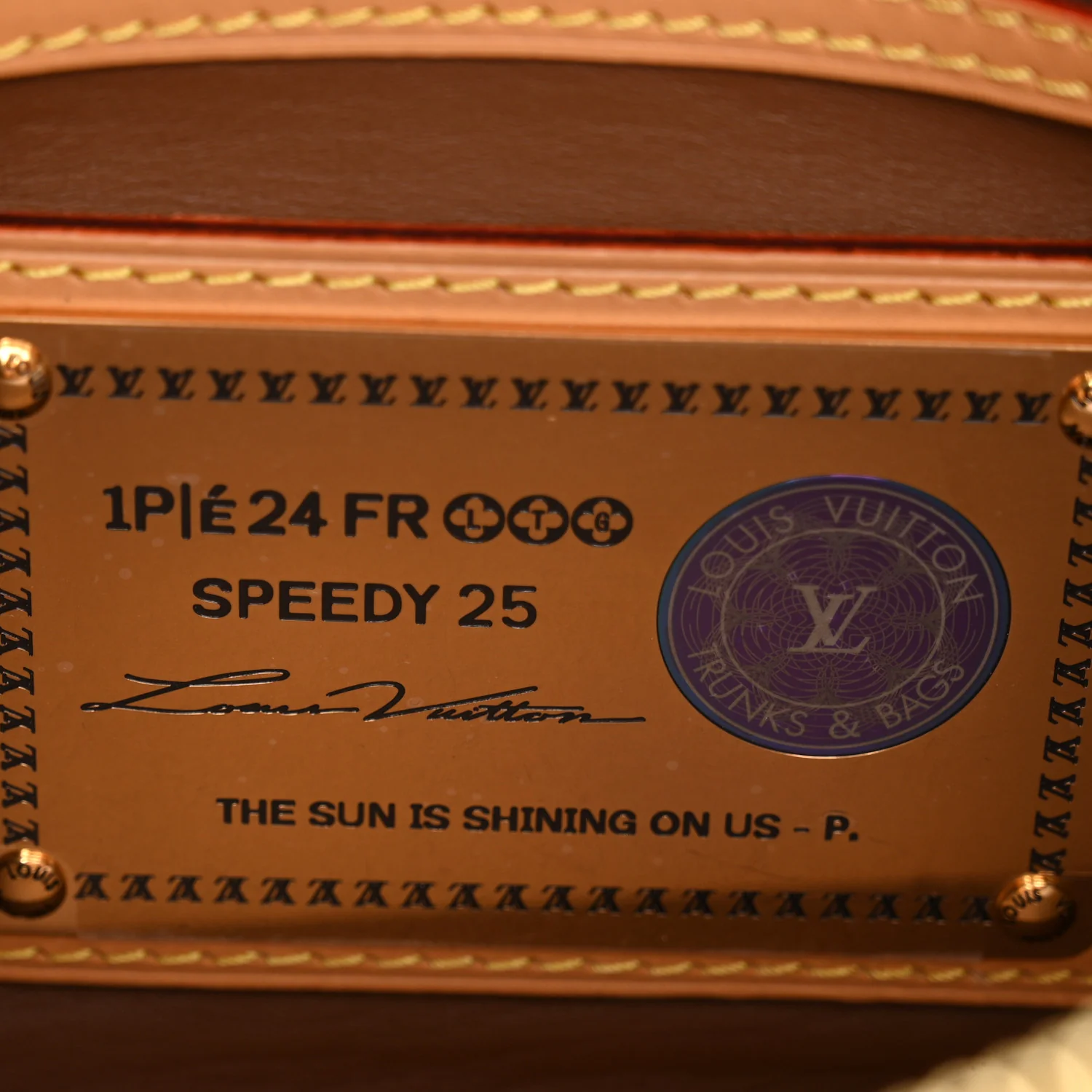Calfskin Monogram Speedy P9 Bandouliere 25 Jaune Mat - Image 7