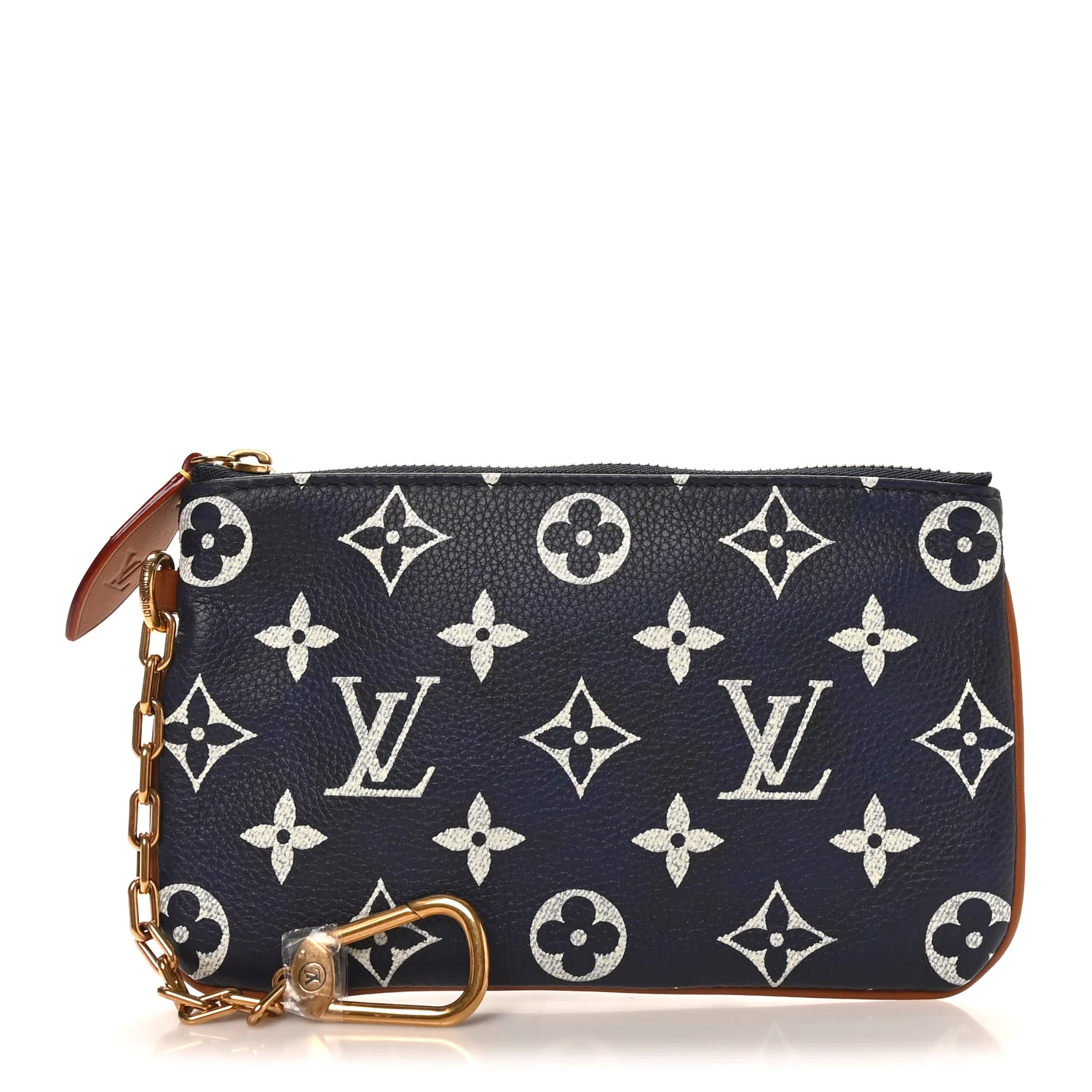 Calfskin Monogram Speedy P9 Bandouliere 30 Pochette Indigo
