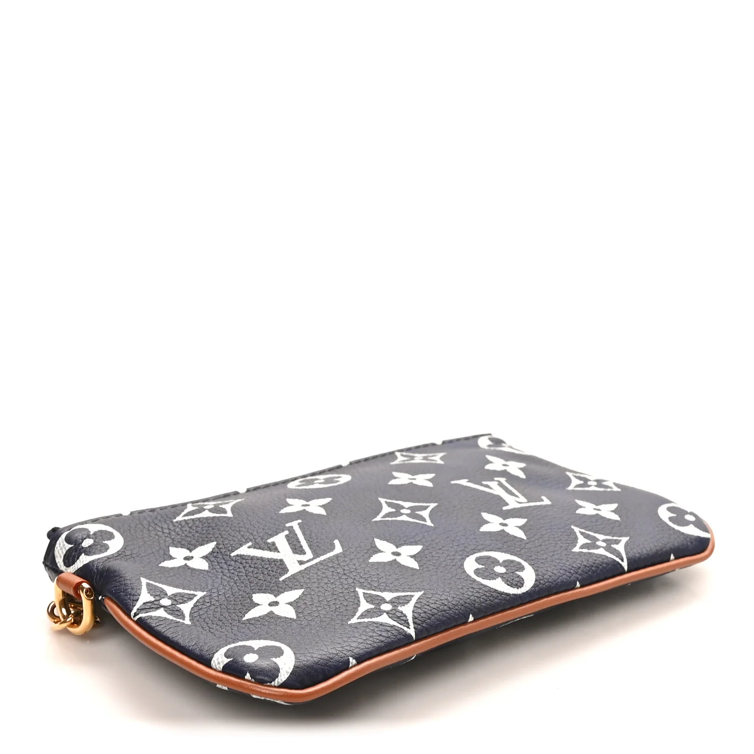 Calfskin Monogram Speedy P9 Bandouliere 30 Pochette Indigo - Image 4