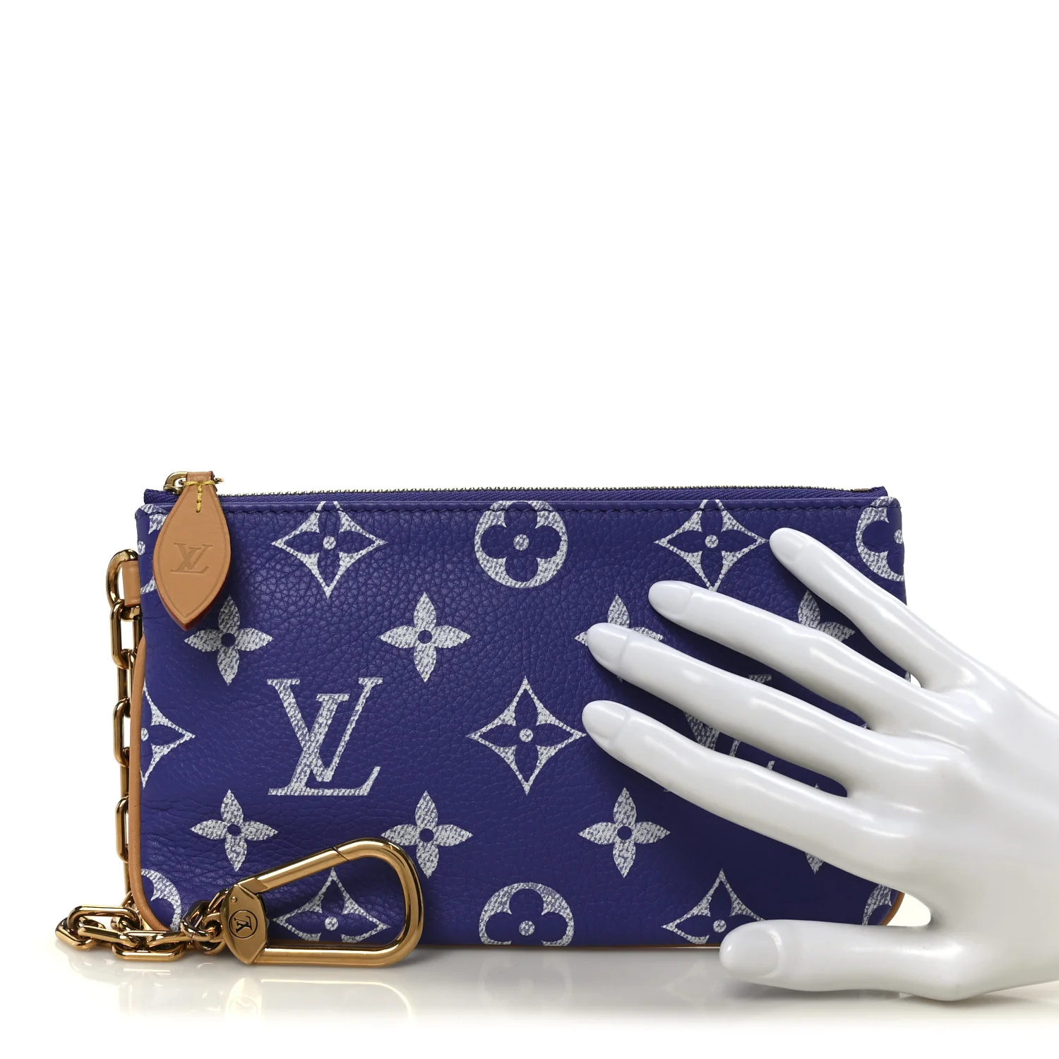 Calfskin Monogram Speedy P9 Bandouliere 40 Pochette Amethyst - Image 2