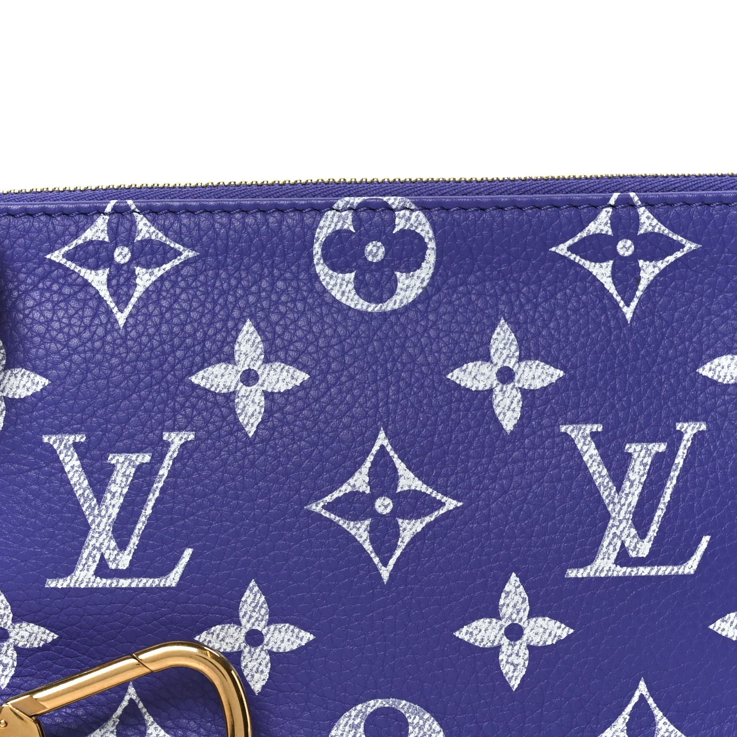 Calfskin Monogram Speedy P9 Bandouliere 40 Pochette Amethyst - Image 7