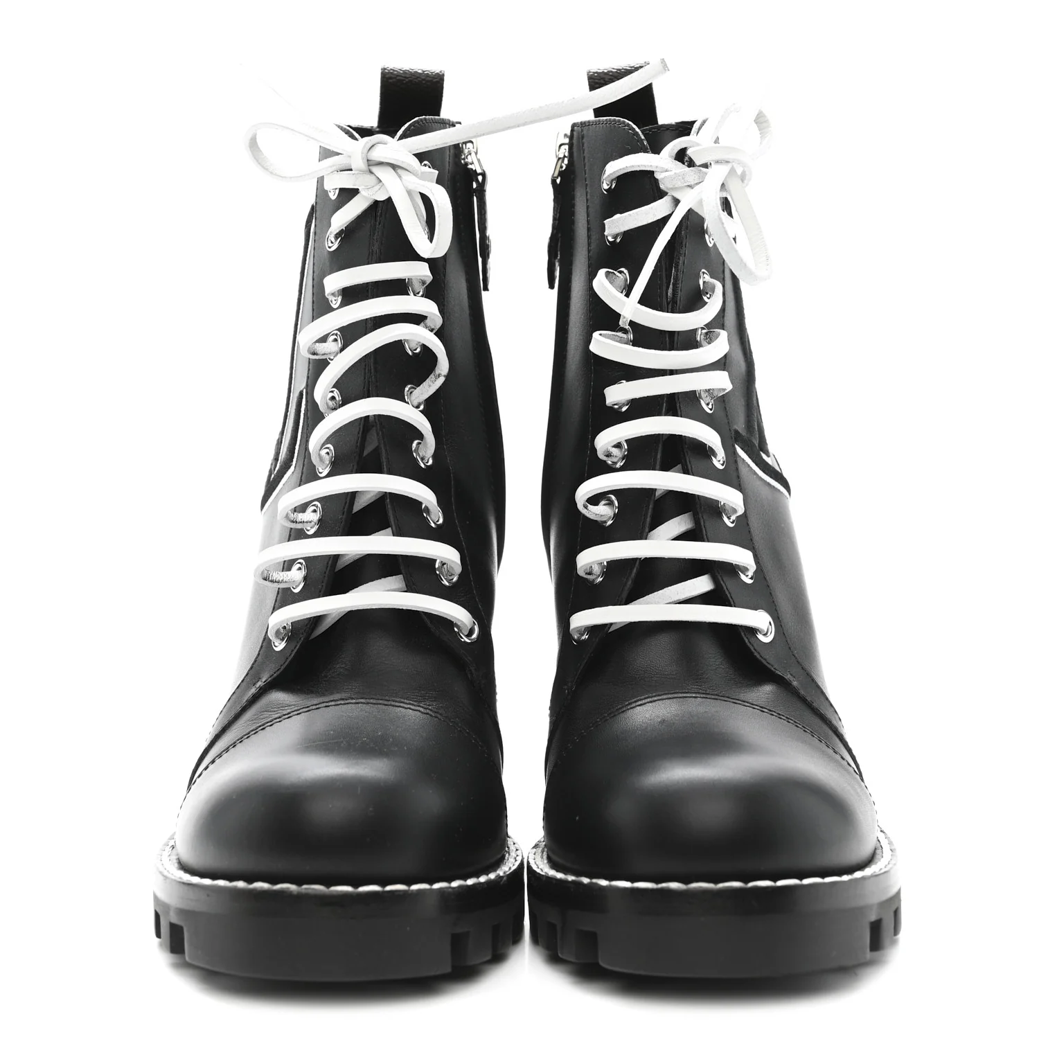 Calfskin Monogram Star Trail Ankle Boots 41 Black - Image 3