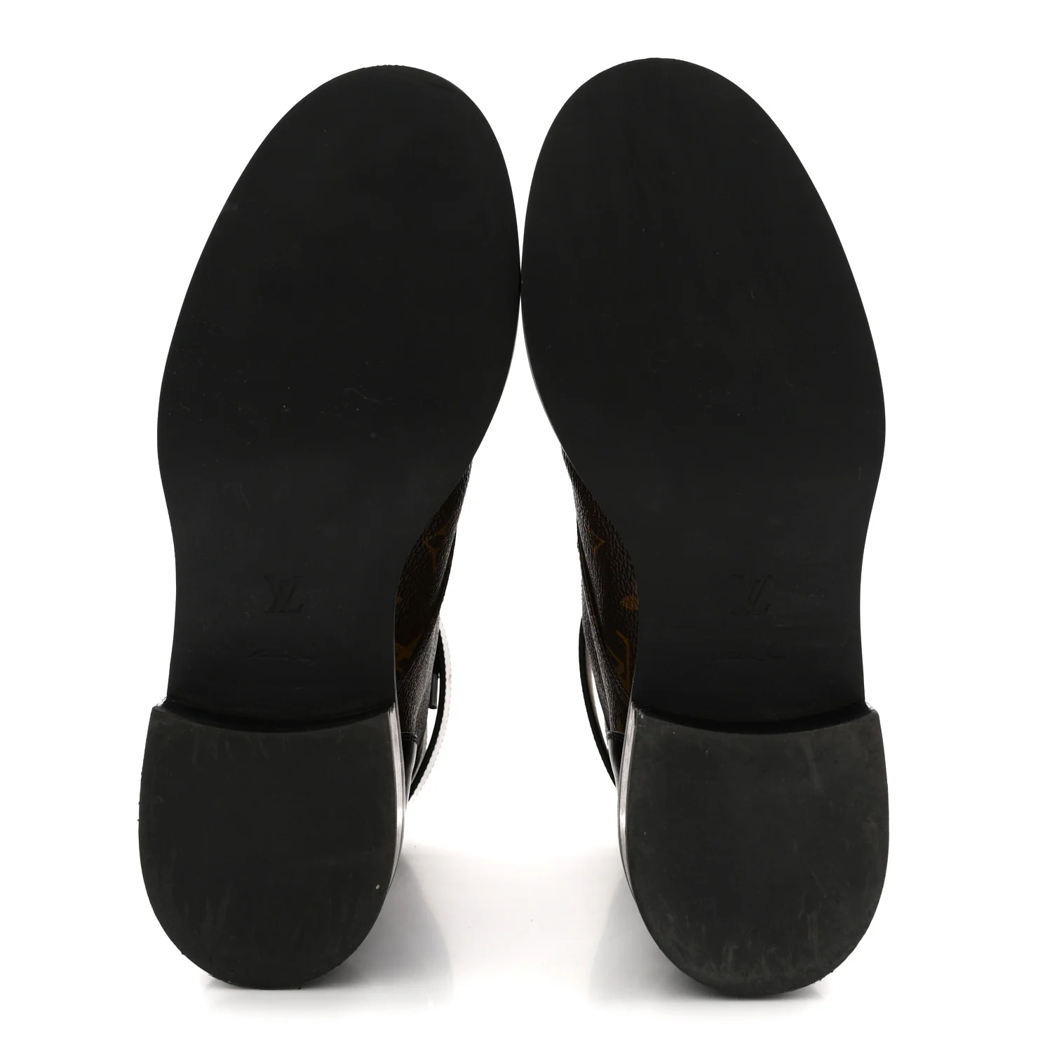Calfskin Monogram Wonderland Flat Ranger Boots 39 Black - Image 6