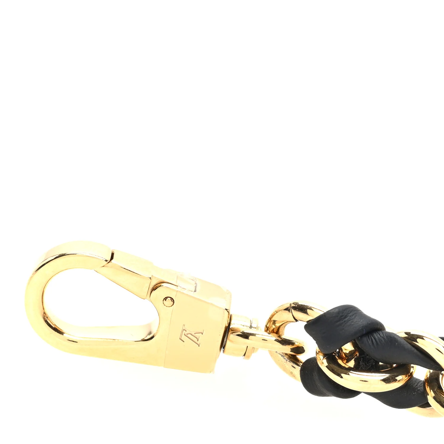 Calfskin Multi Pochette Chain Shoulder Strap Black Gold - Image 3