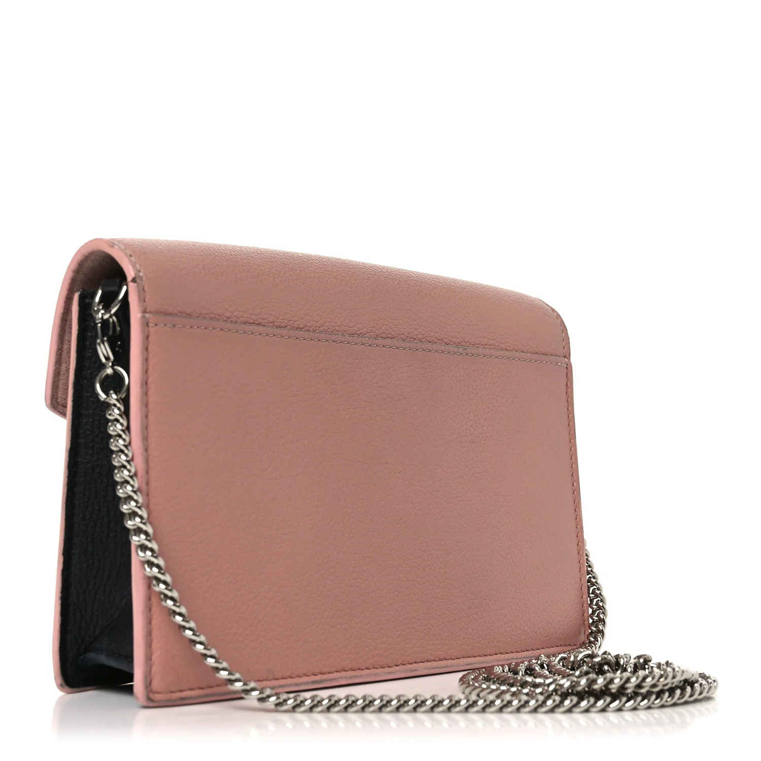 Calfskin My Lockme Chain Pochette Rose Ballet White - Image 2