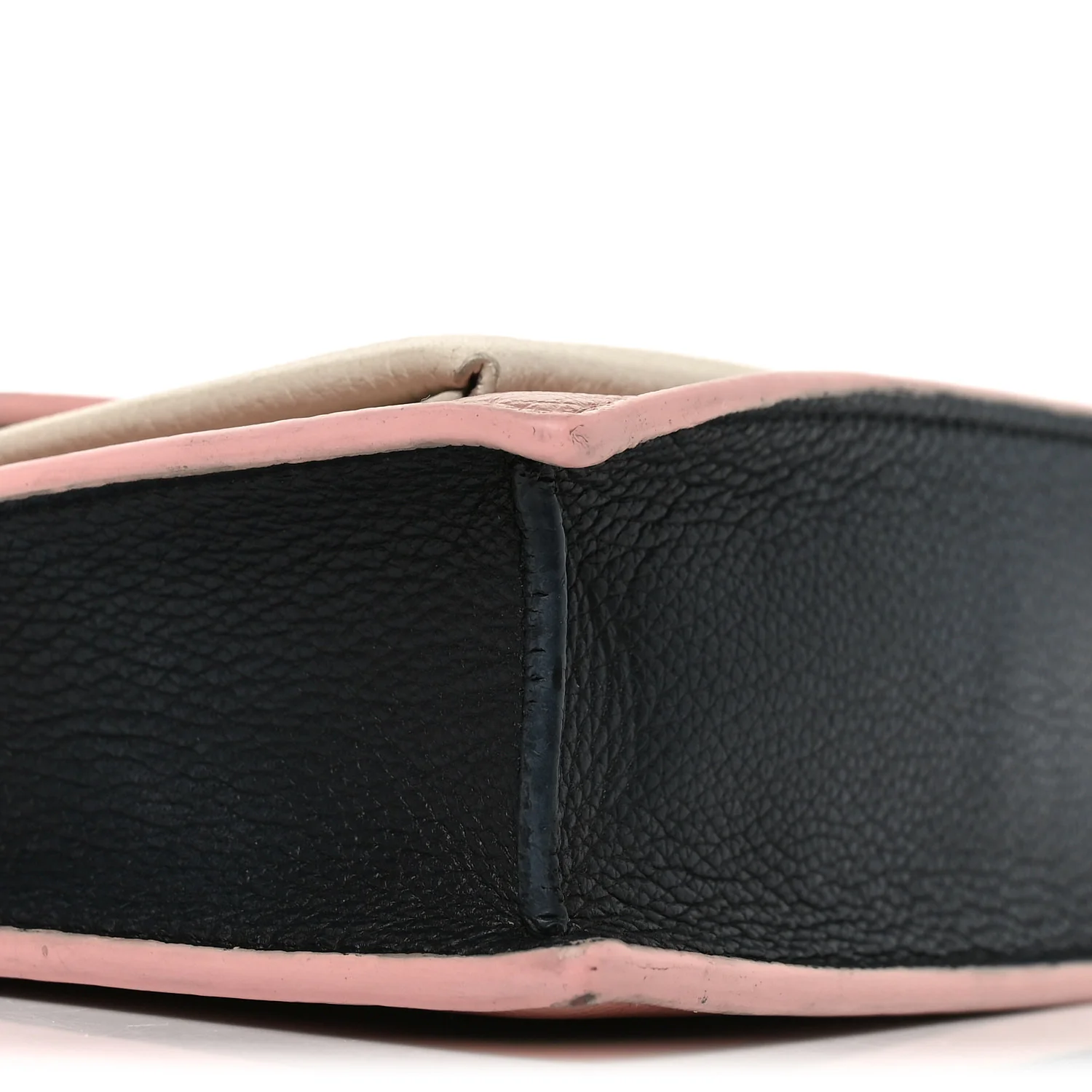 Calfskin My Lockme Chain Pochette Rose Ballet White - Image 7