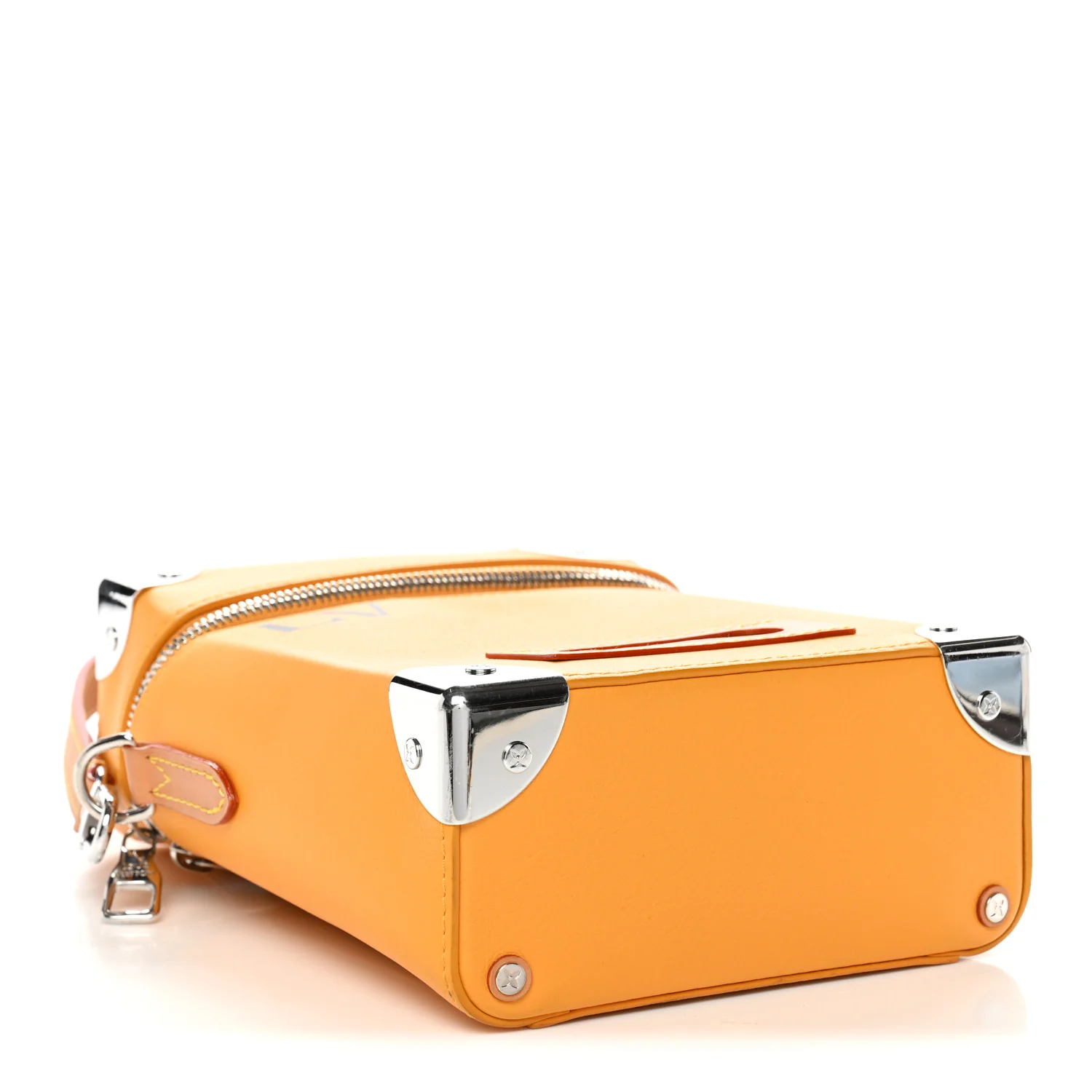 Calfskin N°7 Vertical Box Trunk Yellow - Image 4