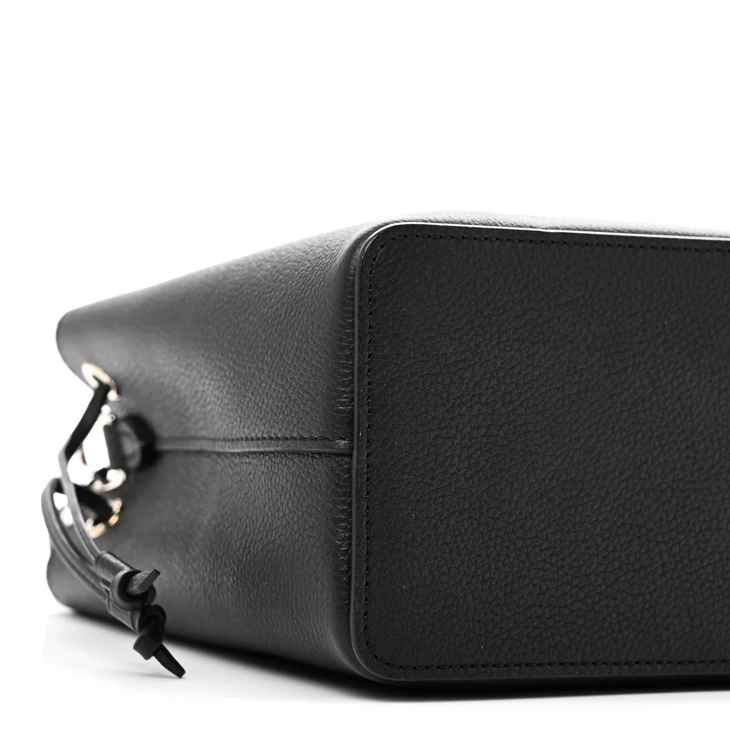 Calfskin Nano Lockme Bucket Black - Image 8
