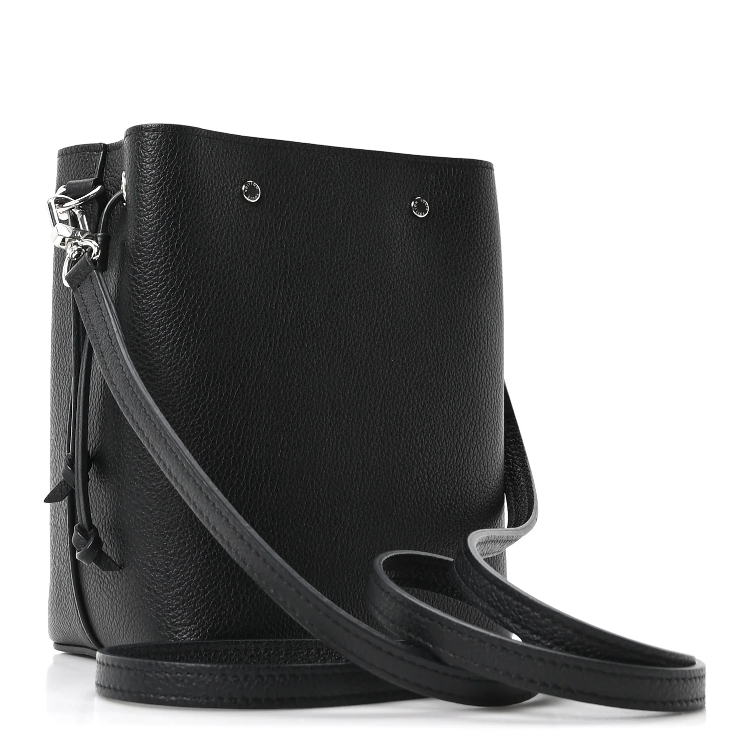 Calfskin Nano Lockme Bucket Black - Image 2