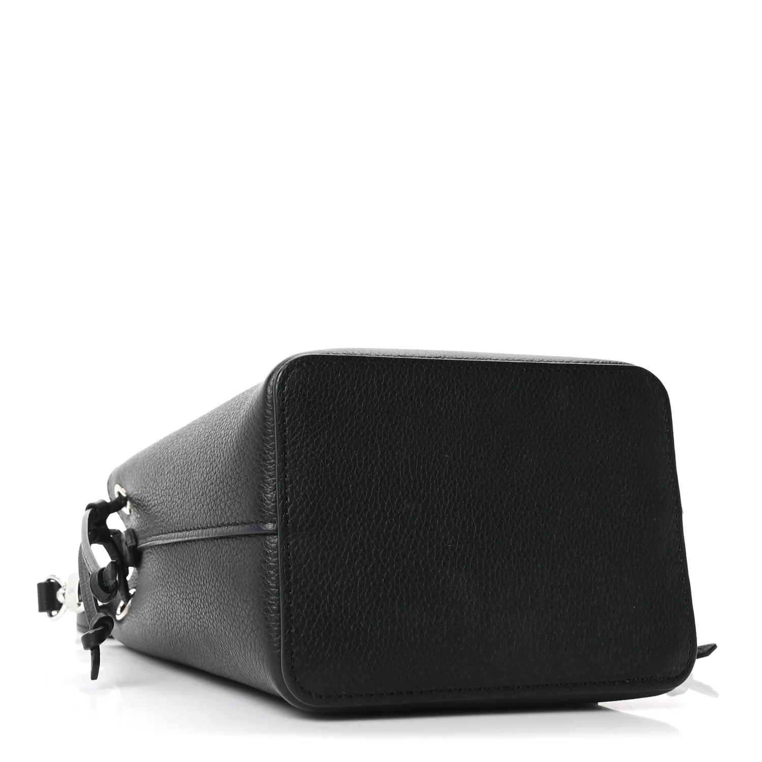 Calfskin Nano Lockme Bucket Black - Image 3