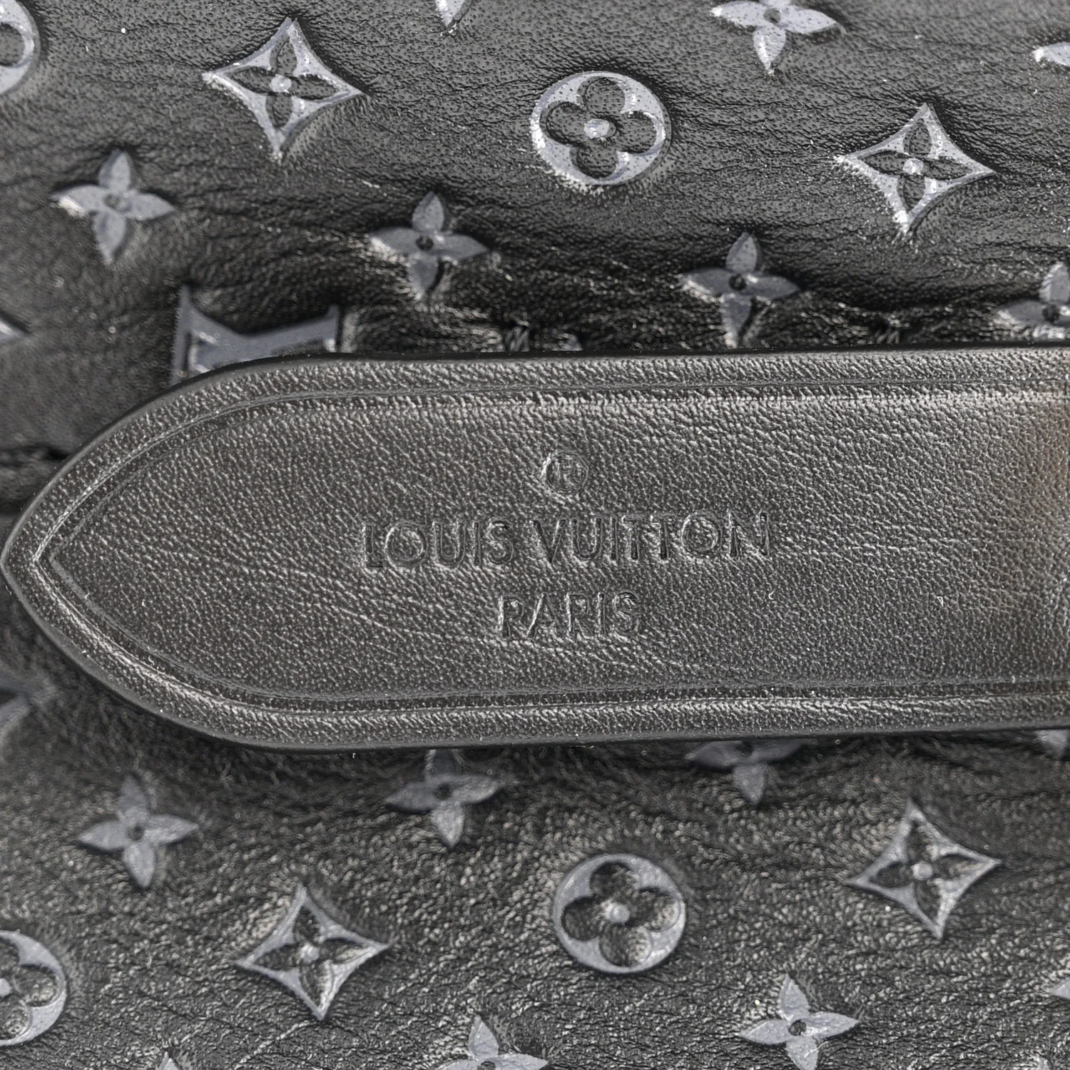 Calfskin Nanogram Embossed Neonoe BB Black - Image 7