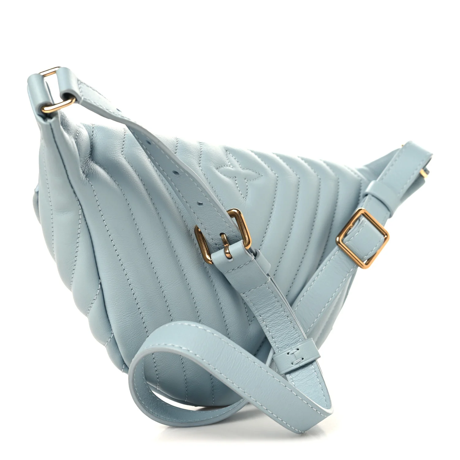 Calfskin New Wave Bumbag Porcelain Blue - Image 3