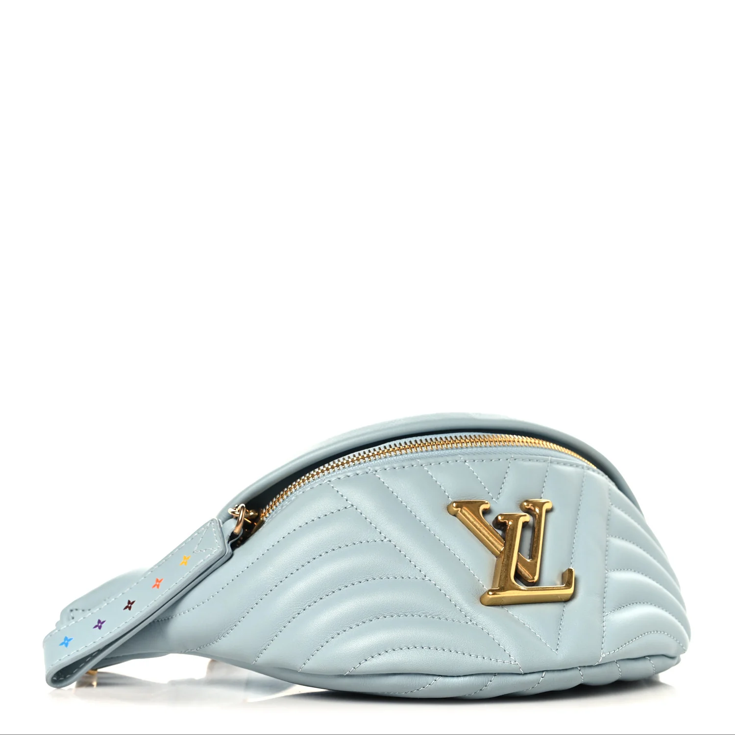 Calfskin New Wave Bumbag Porcelain Blue - Image 4