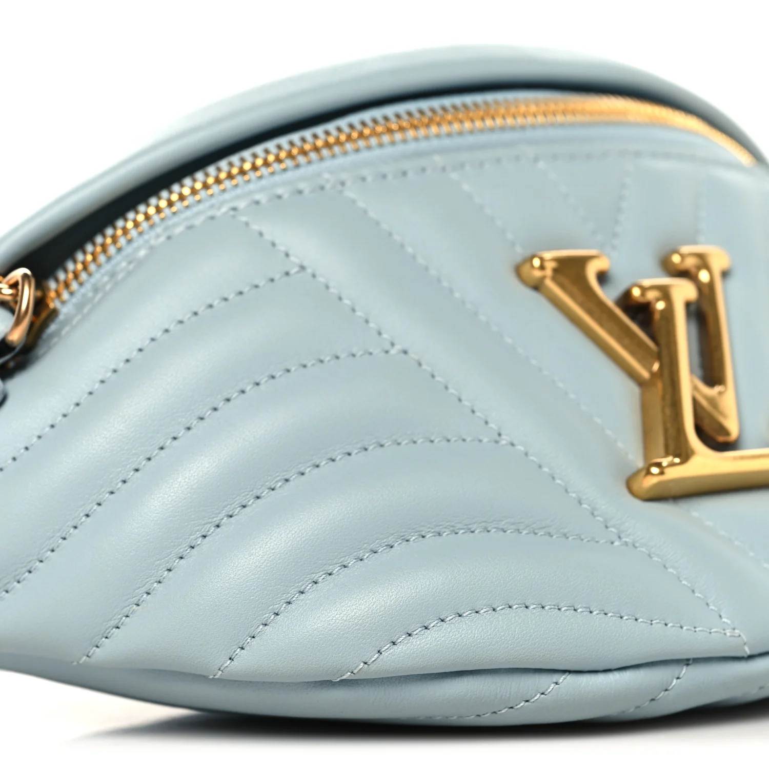 Calfskin New Wave Bumbag Porcelain Blue - Image 8