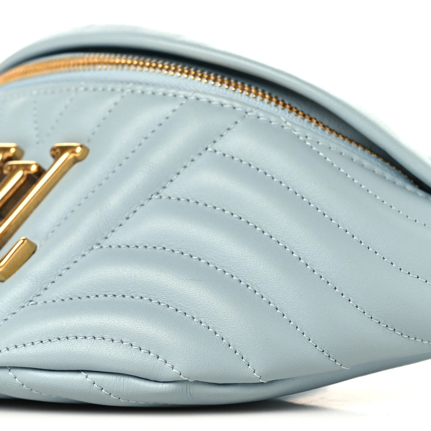 Calfskin New Wave Bumbag Porcelain Blue - Image 9