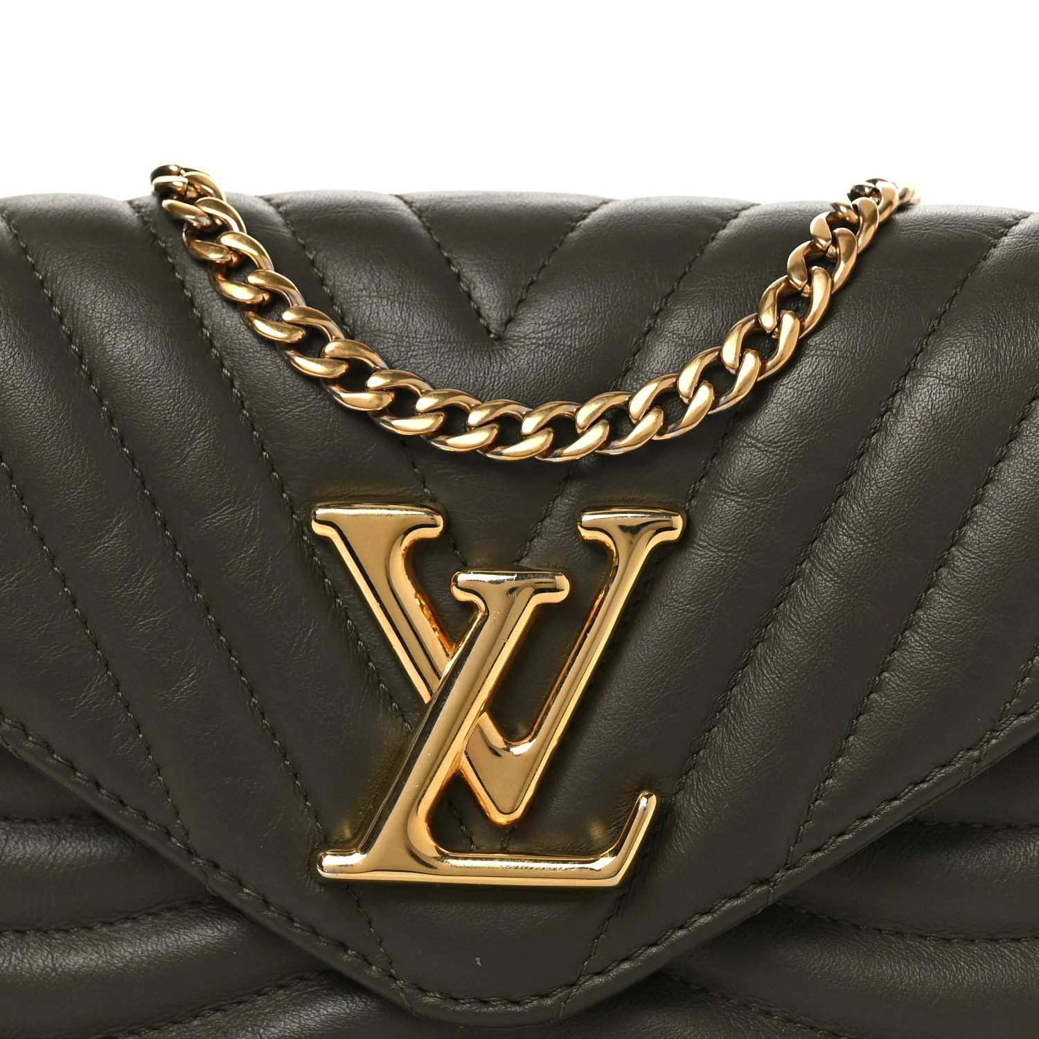 Calfskin New Wave Multi Pochette Kaki - Image 6