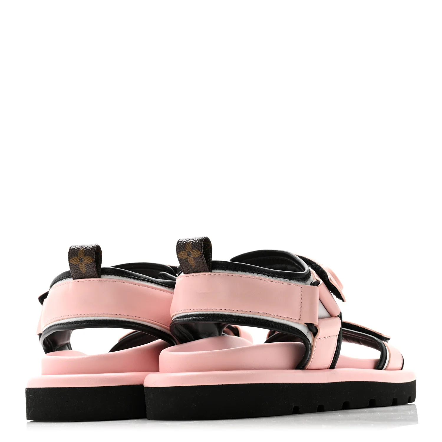 Calfskin Pool Pillow Flat Comfort Sandals 37 Rose Clair Pink - Image 4