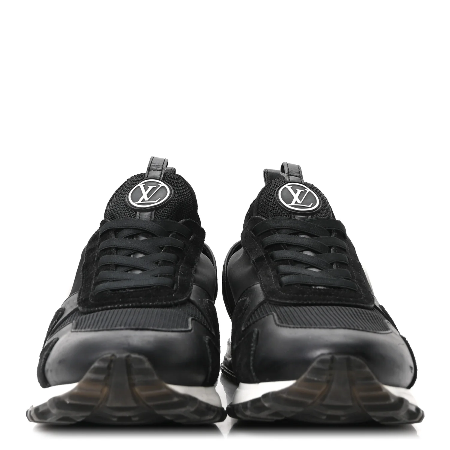 Calfskin Run Away Sneakers 38.5 Black - Image 3