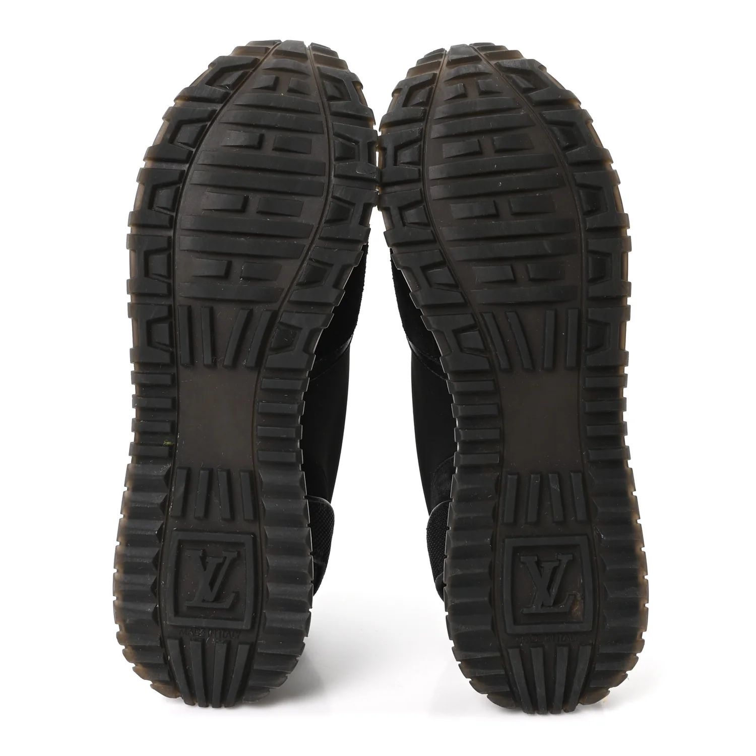 Calfskin Run Away Sneakers 38.5 Black - Image 6