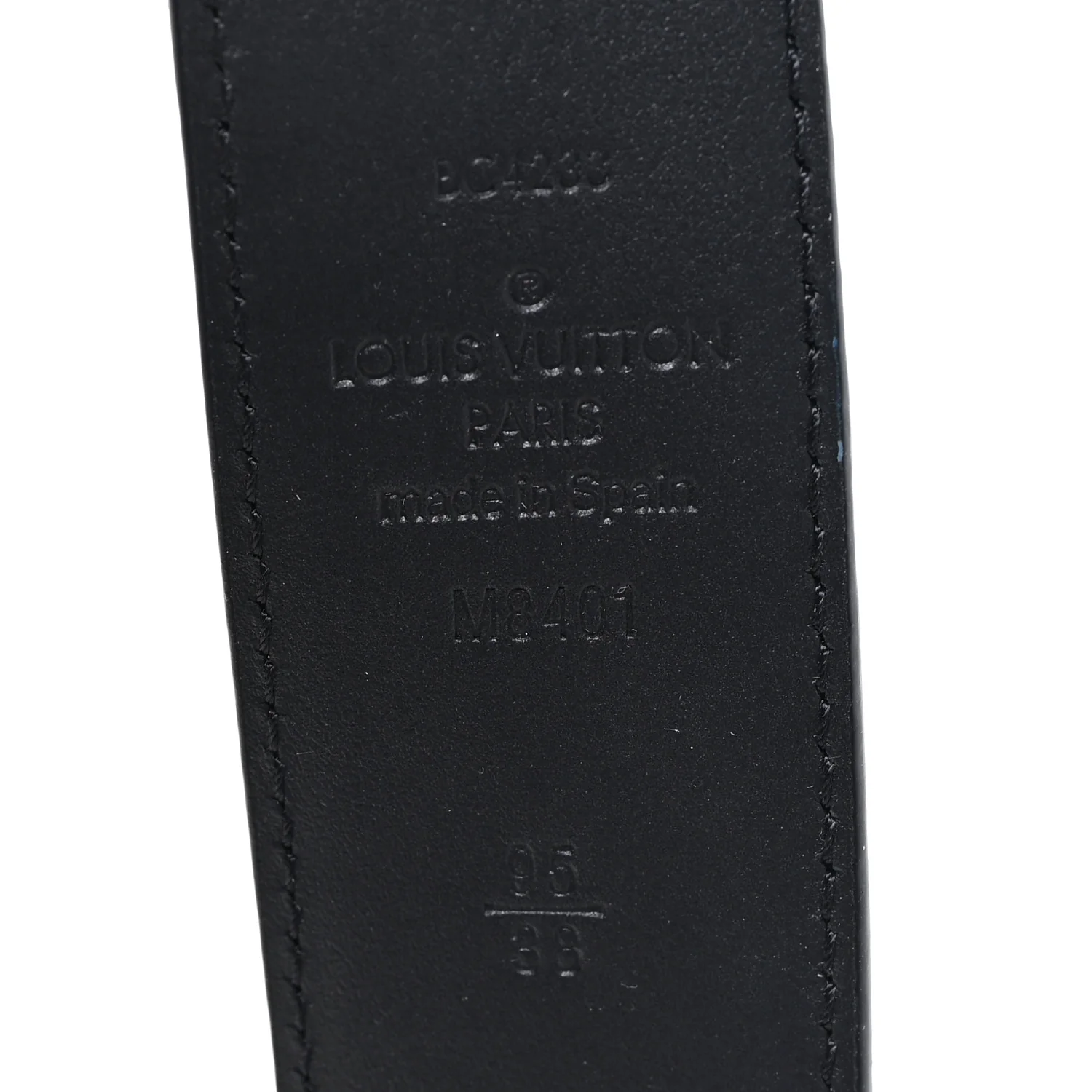Calfskin Saint Germain 25mm Belt 95 38 Black - Image 3