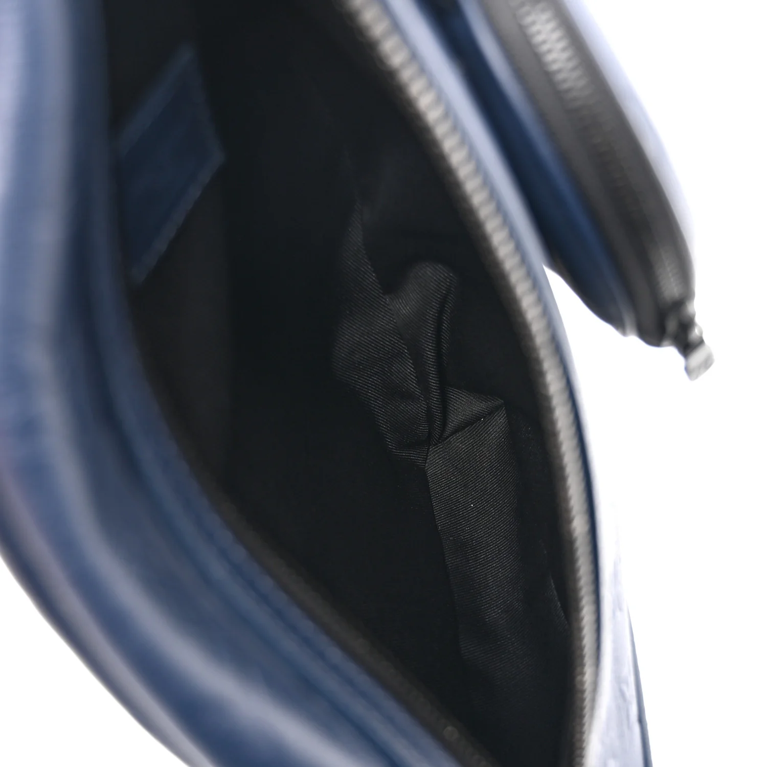 Calfskin Shadow Monogram Duo Slingbag Navy - Image 5