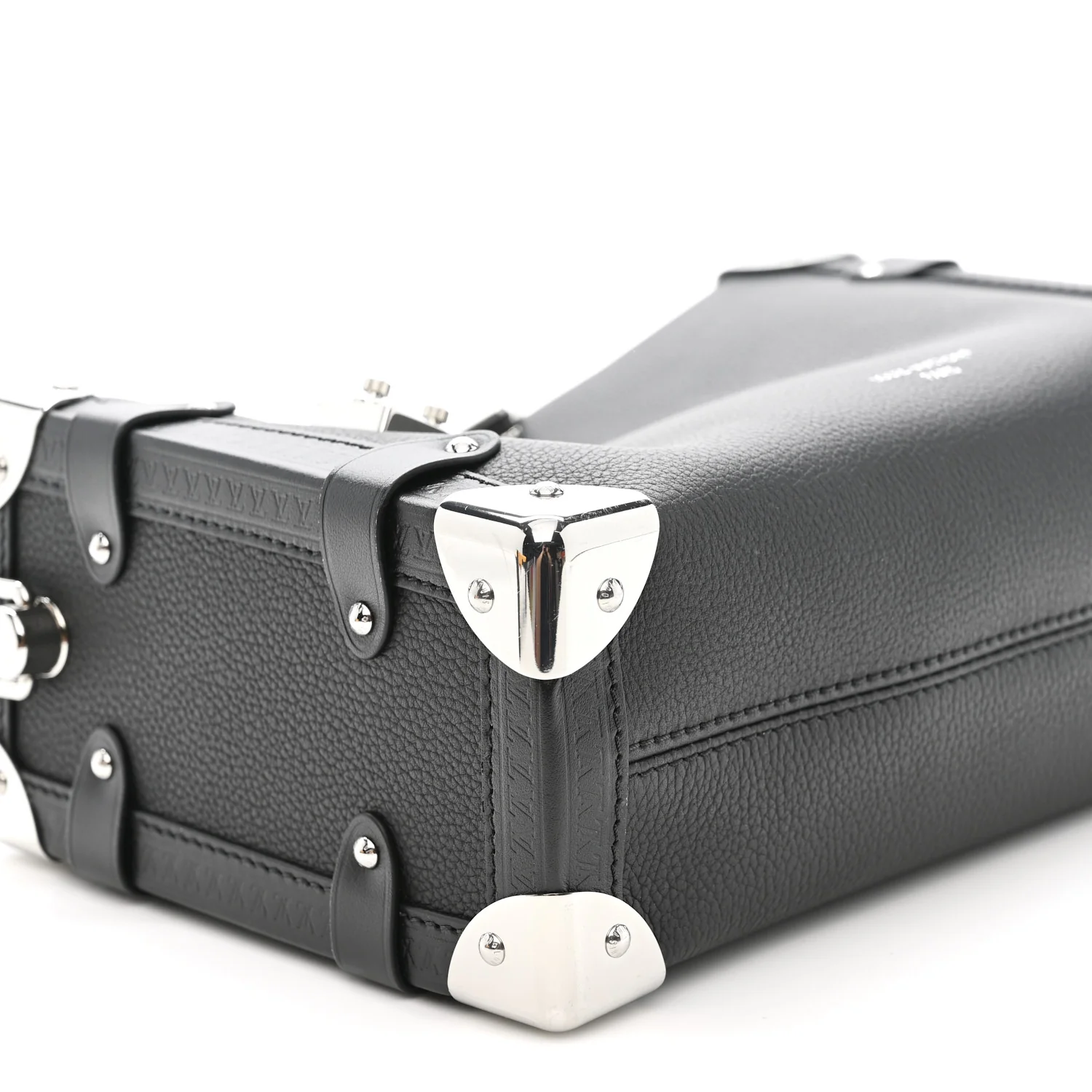 Calfskin Side Trunk MM Black - Image 9
