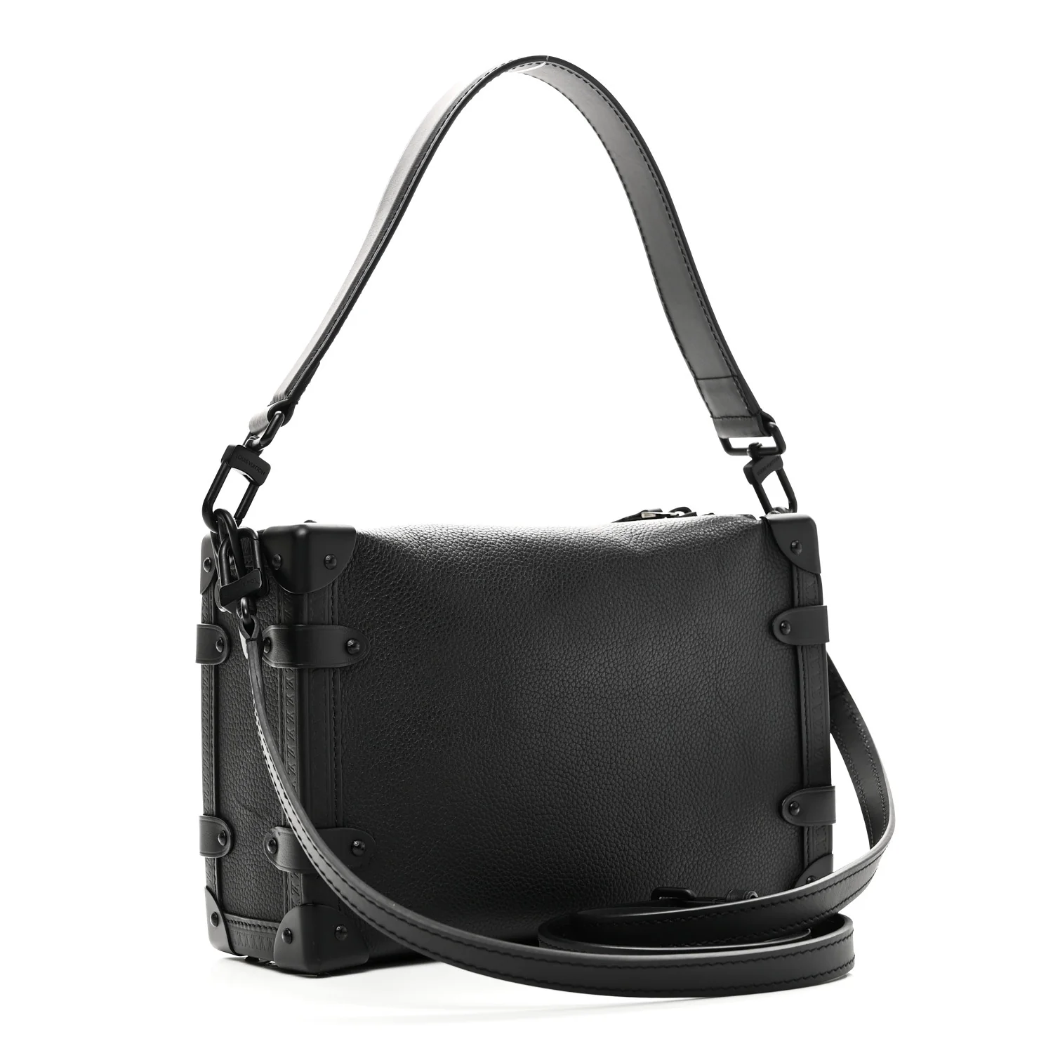 Calfskin Side Trunk MM Black - Image 3