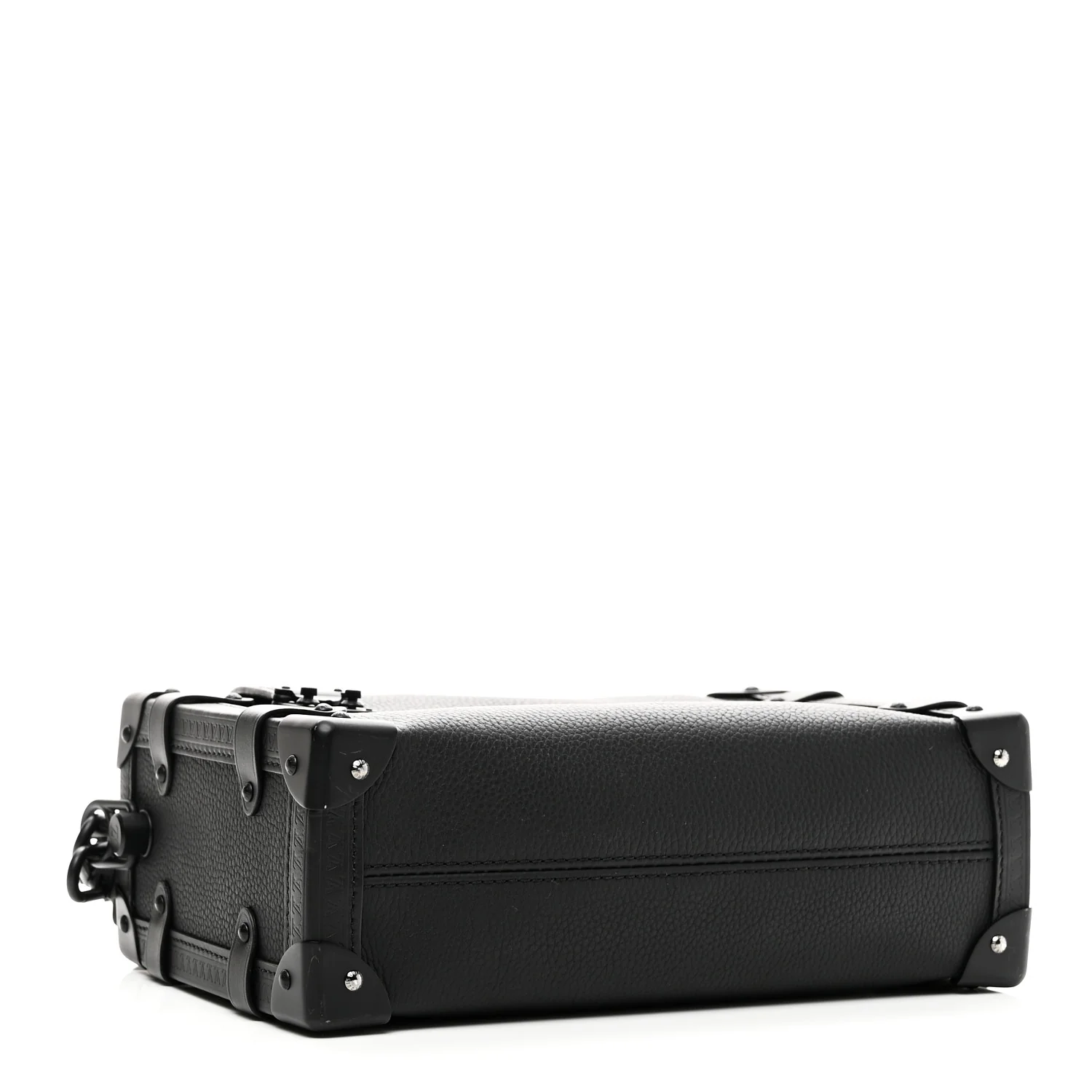 Calfskin Side Trunk MM Black - Image 4