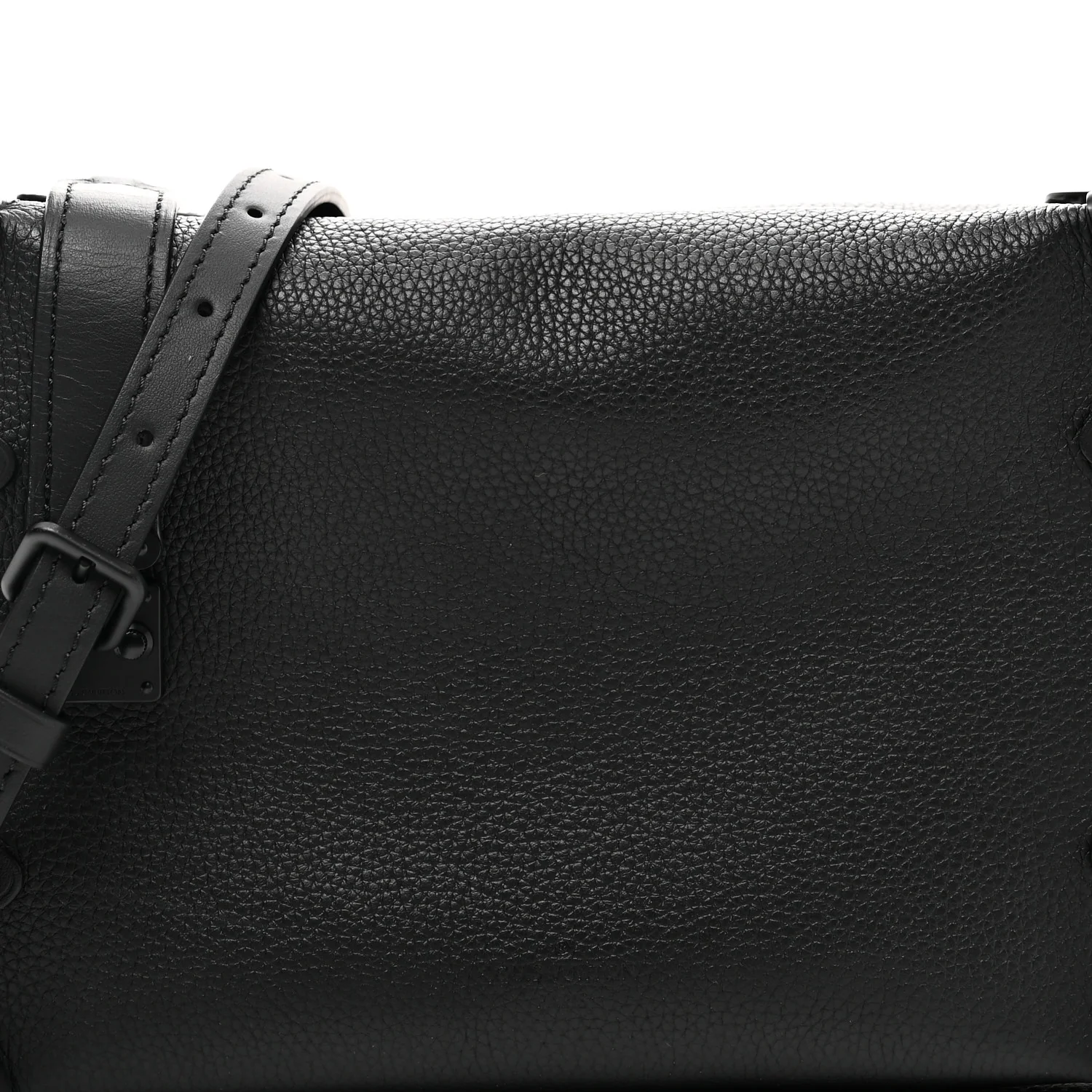 Calfskin Side Trunk MM Black - Image 7