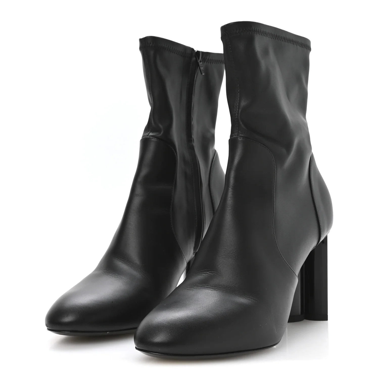 Calfskin Uniformes Silhouette Ankle Boots 39 Black - Image 4