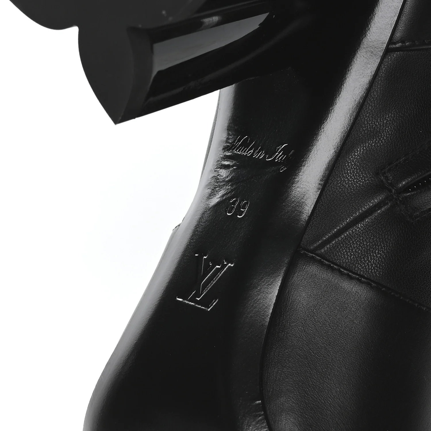 Calfskin Uniformes Silhouette Ankle Boots 39 Black - Image 7