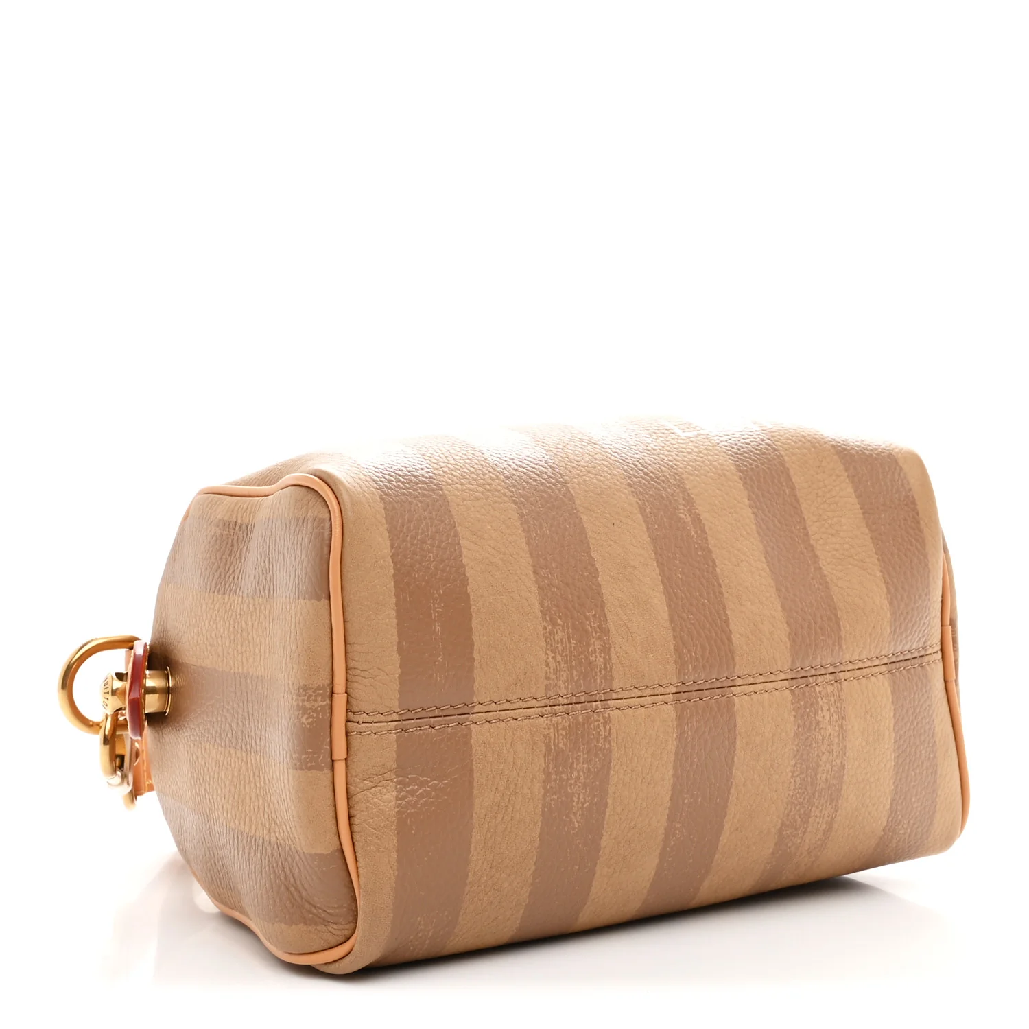 Calfskin Washed Stripes Speedy P9 Bandouliere 20 Camel - Image 6