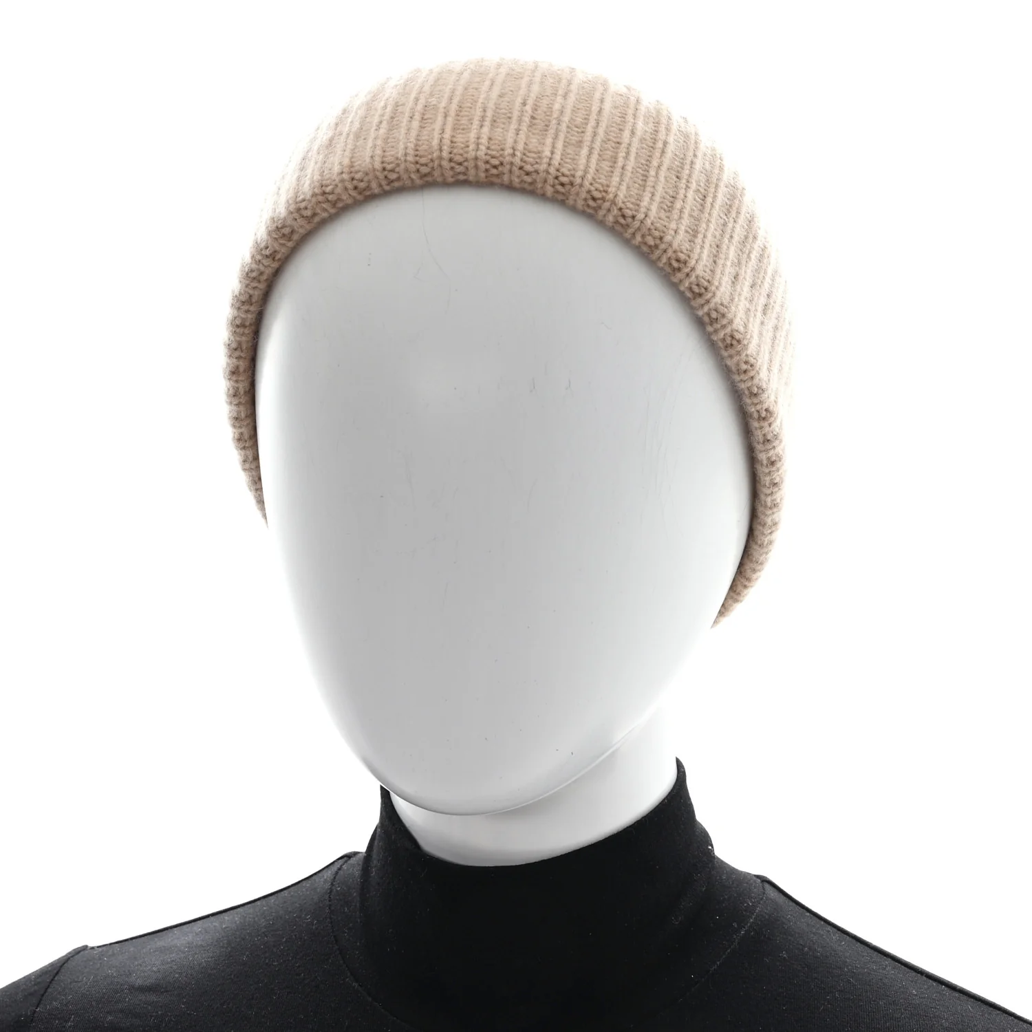 Cashmere LV Spark Beanie Beige - Image 2