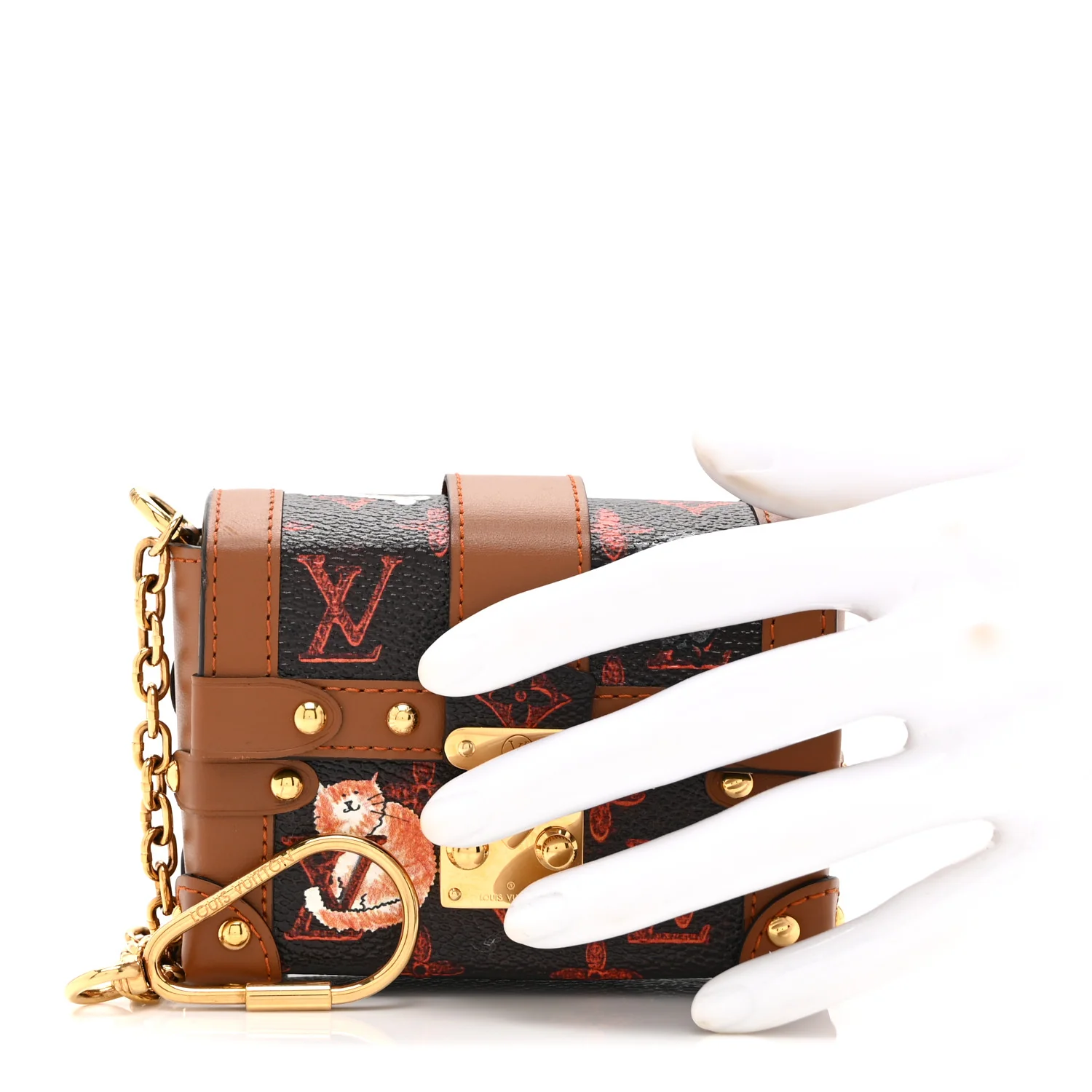 Catogram Essential Trunk Orange Marron - Image 2