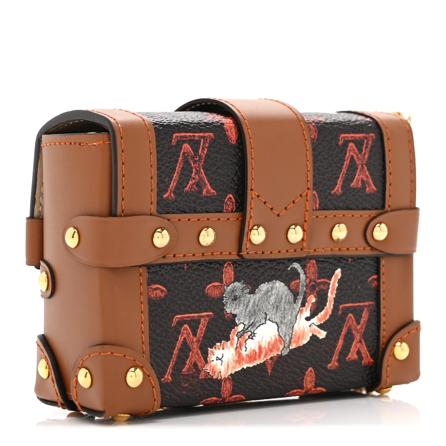 Catogram Essential Trunk Orange Marron - Image 3