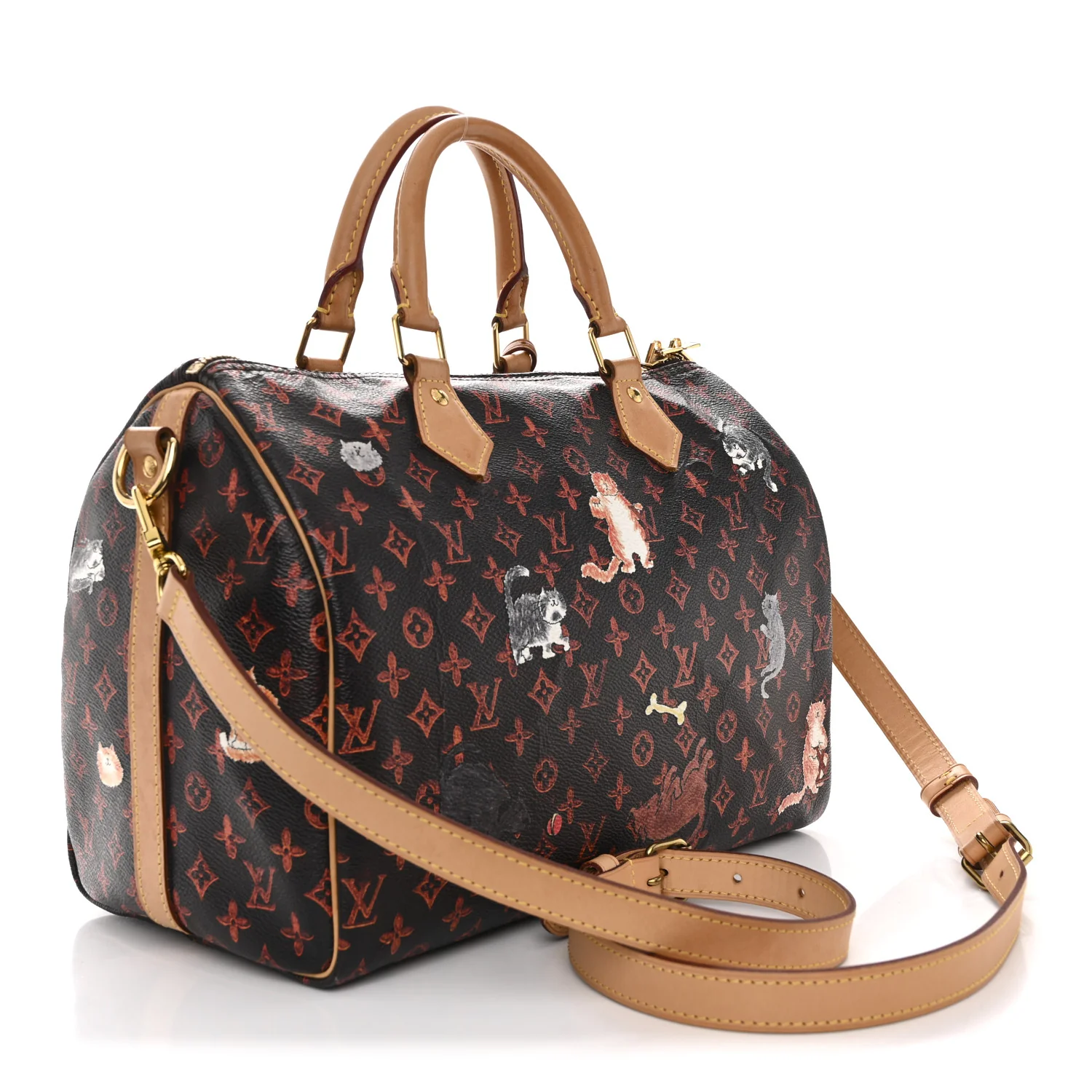 Catogram Speedy Bandouliere 30 Marron - Image 3