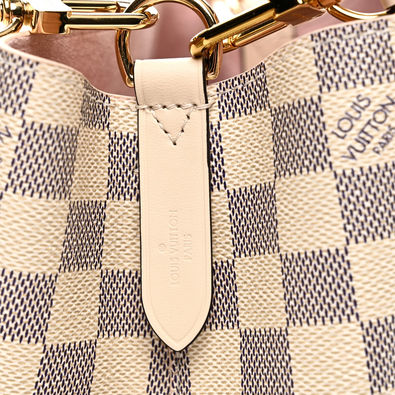 Damier Azur Braided Neonoe BB Pink - Image 7
