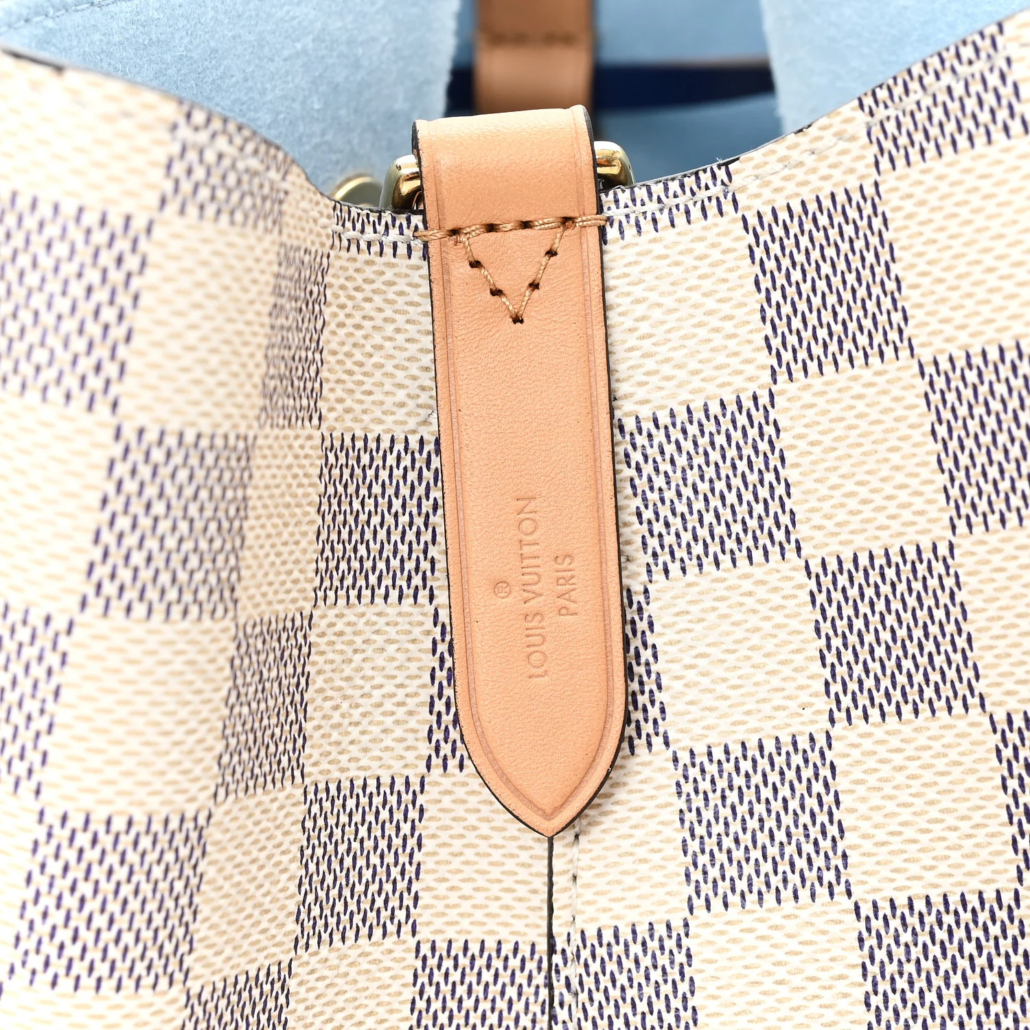 Damier Azur Braided Neonoe MM Blue - Image 6
