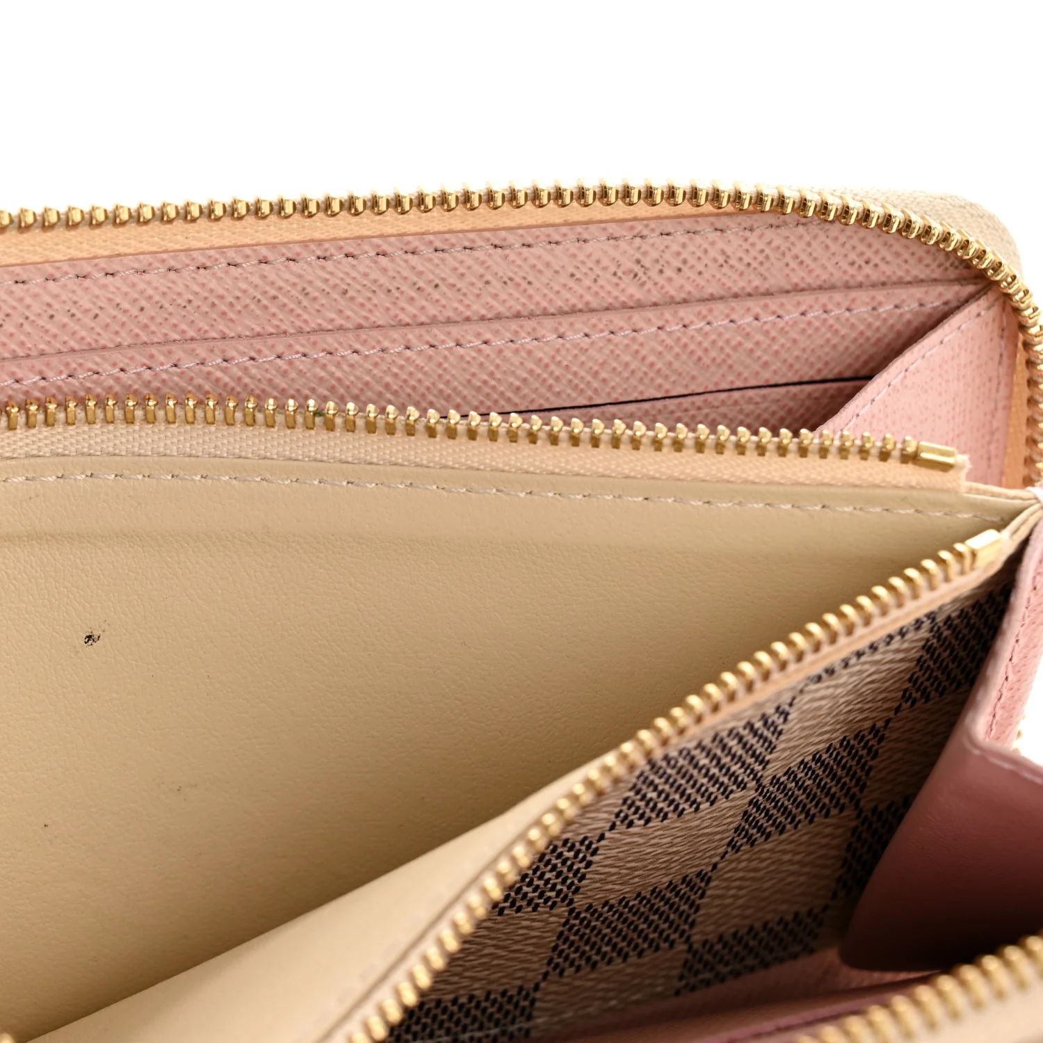 Damier Azur Clemence Wallet Rose Ballerine - Image 8