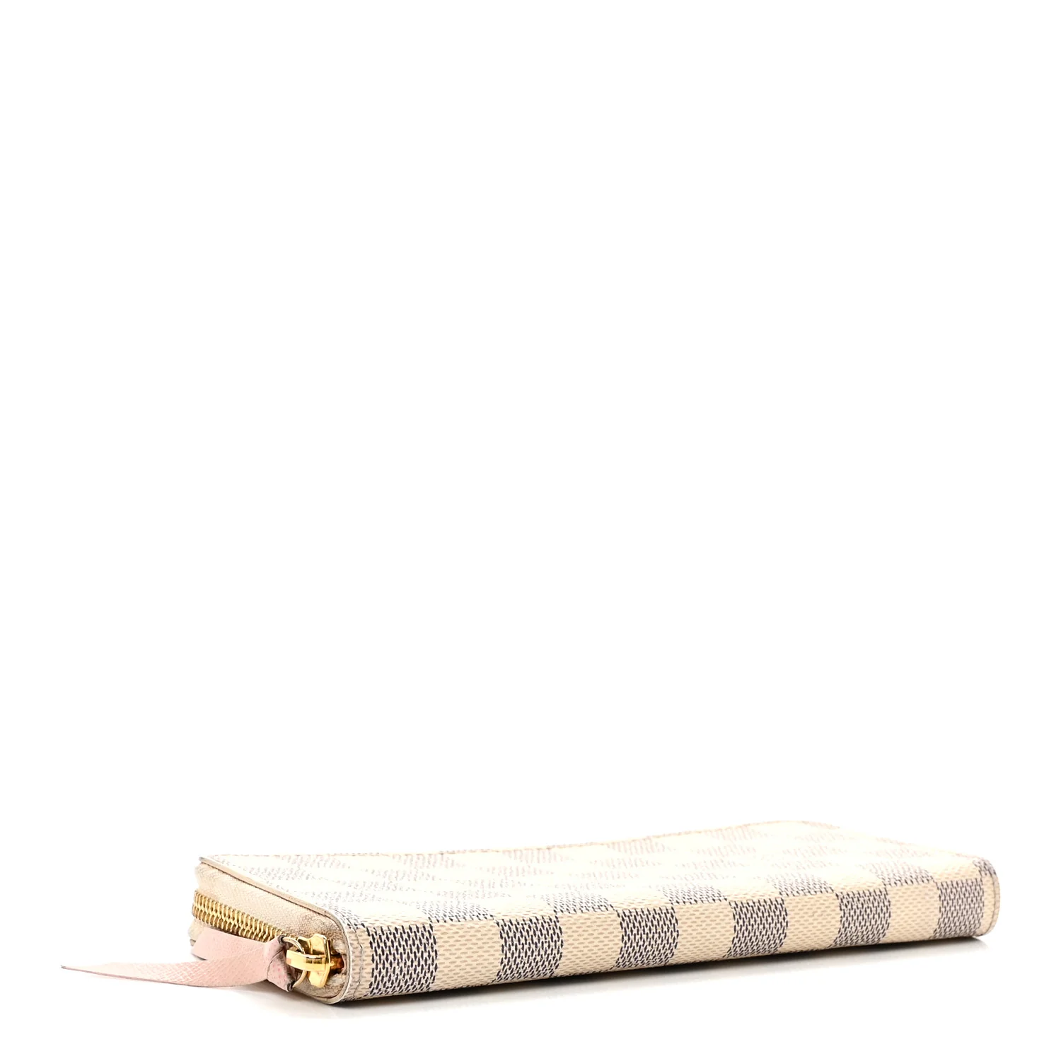 Damier Azur Clemence Wallet Rose Ballerine - Image 4