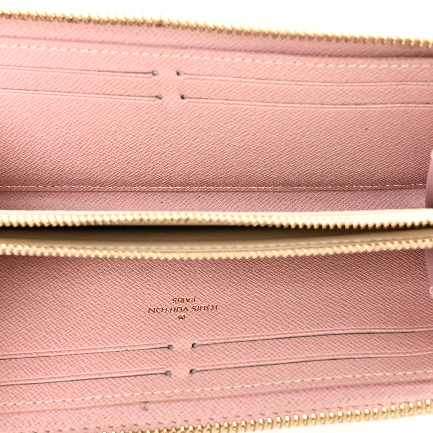 Damier Azur Clemence Wallet Rose Ballerine - Image 5
