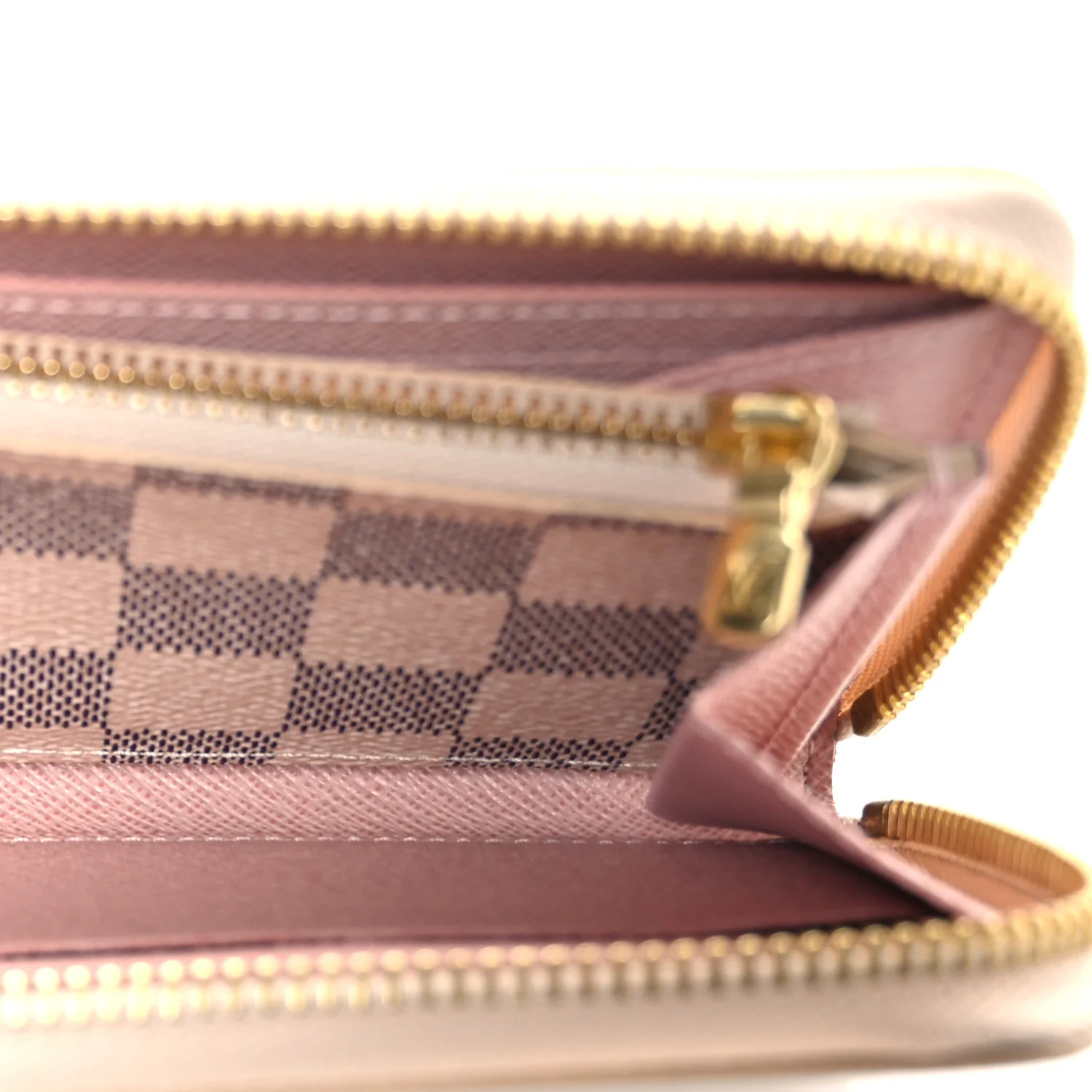 Damier Azur Clemence Wallet Rose Ballerine - Image 5