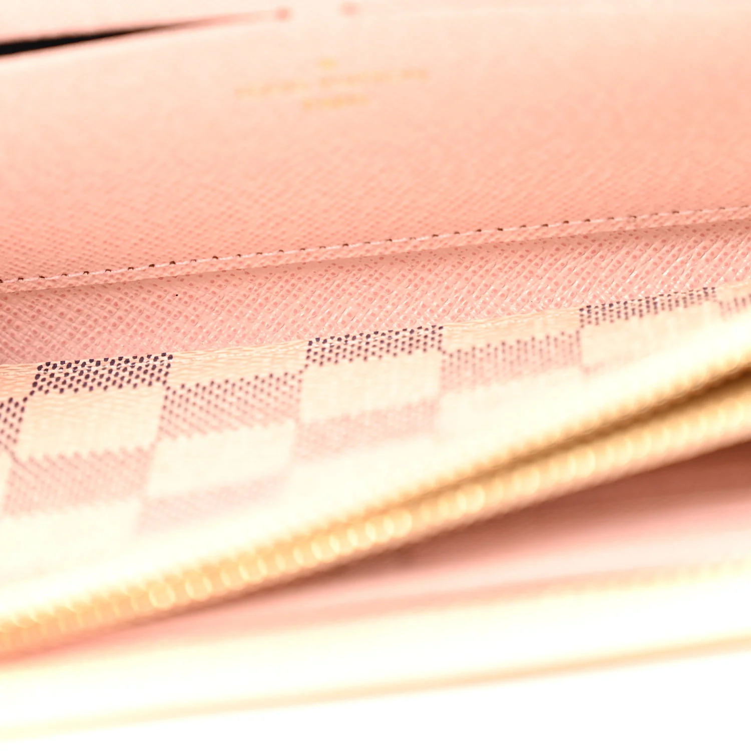 Damier Azur Clemence Wallet Rose Ballerine - Image 5