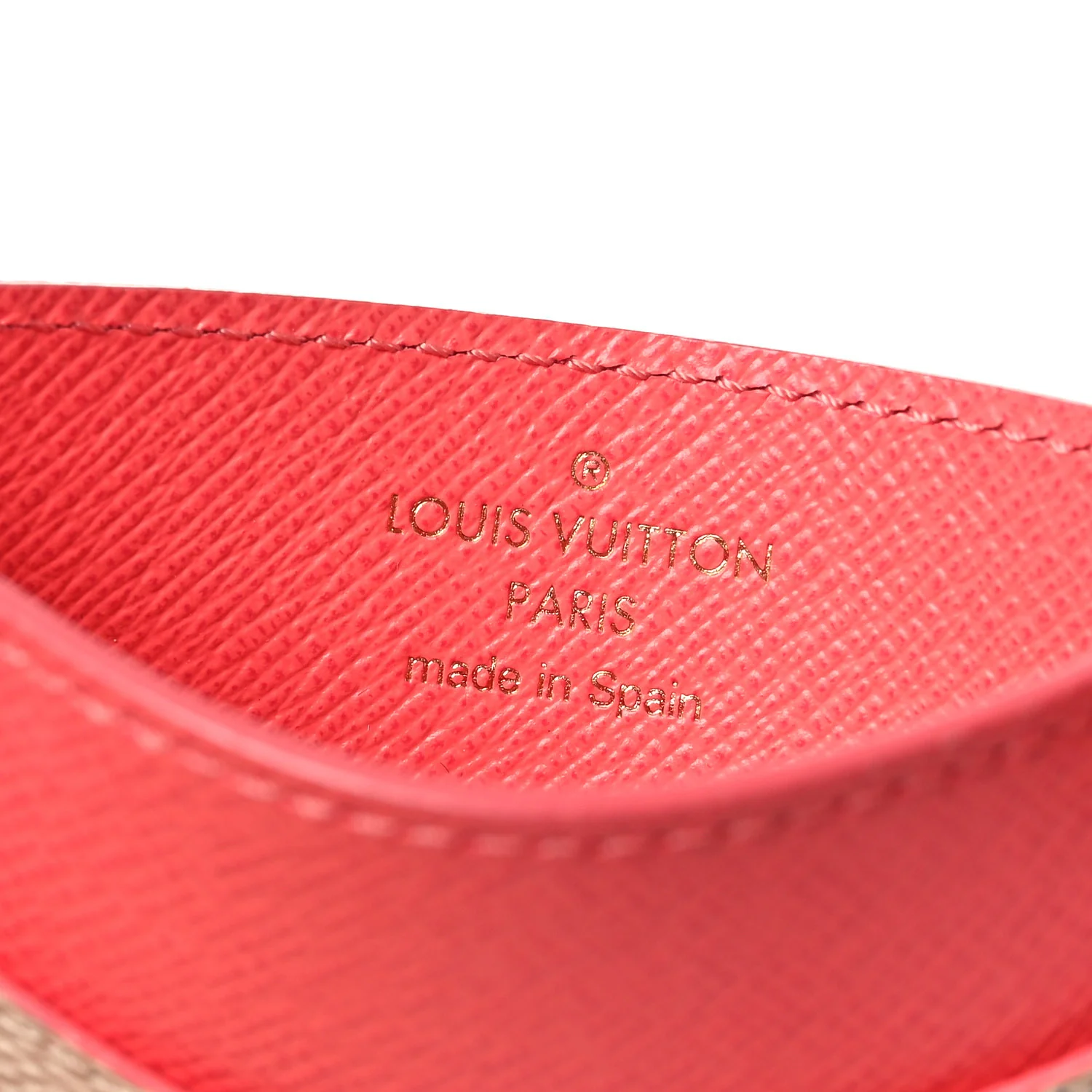 Damier Azur Daily Card Holder Rose Papaye - Image 6
