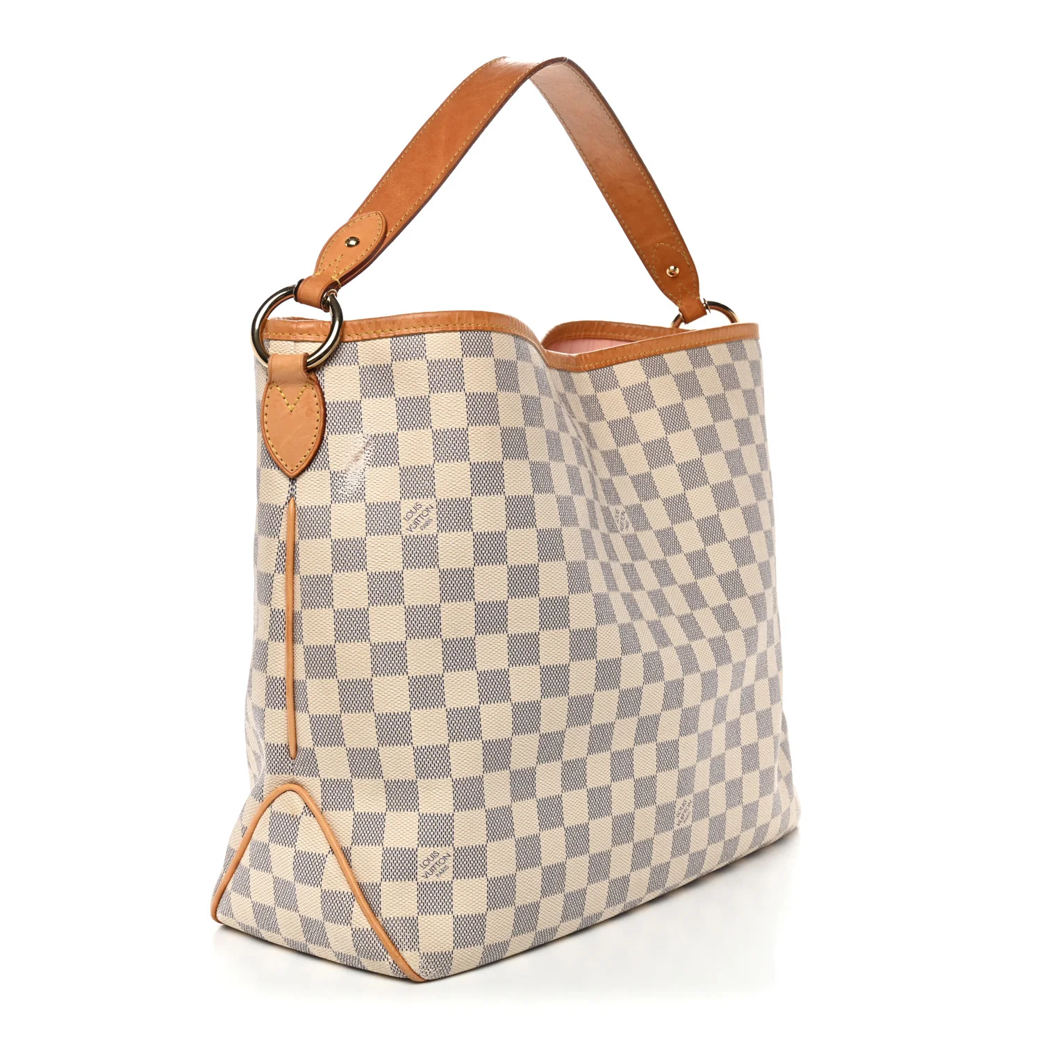 Damier Azur Delightful MM Rose Ballerine - Image 3