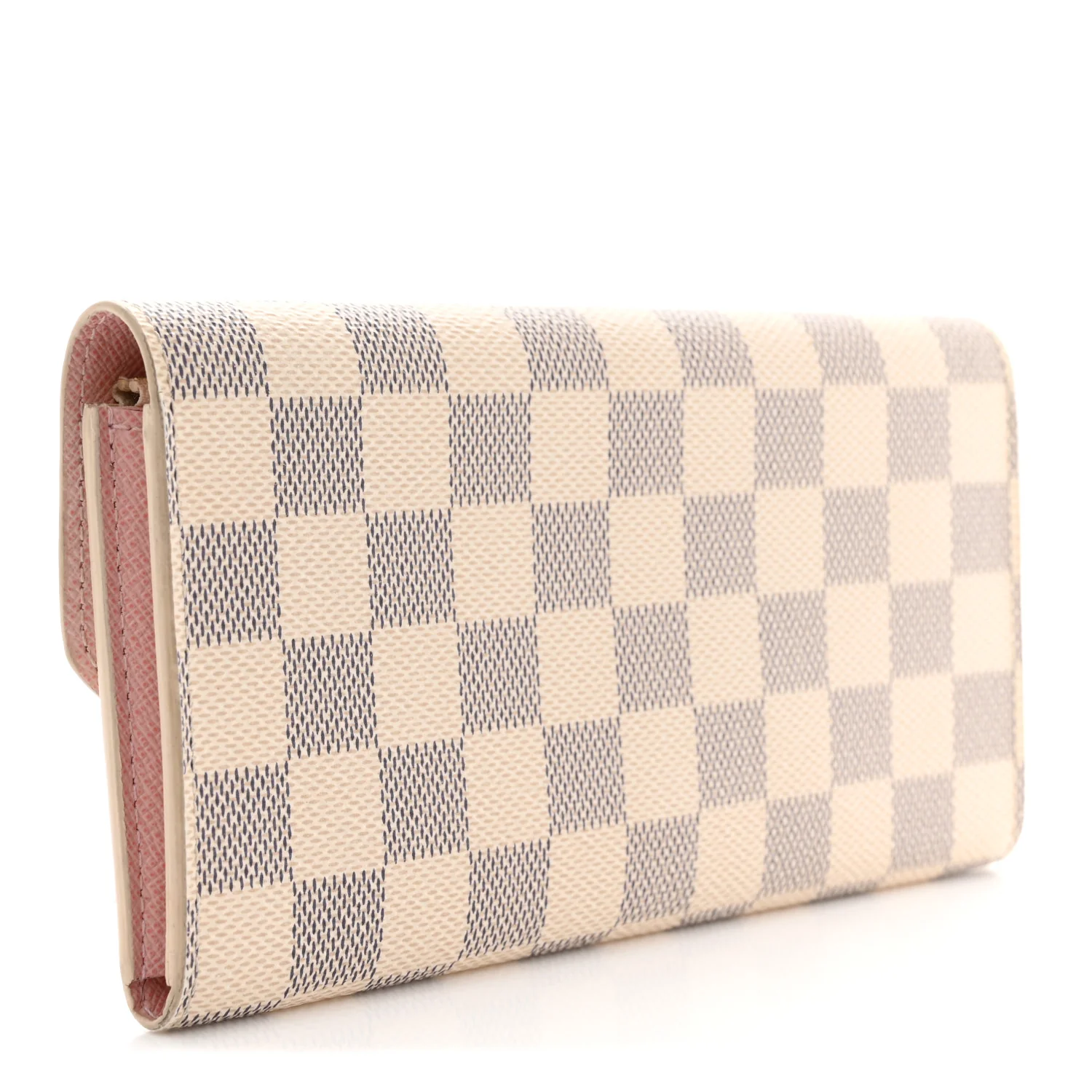 Damier Azur Emilie Wallet Rose Ballerine - Image 3
