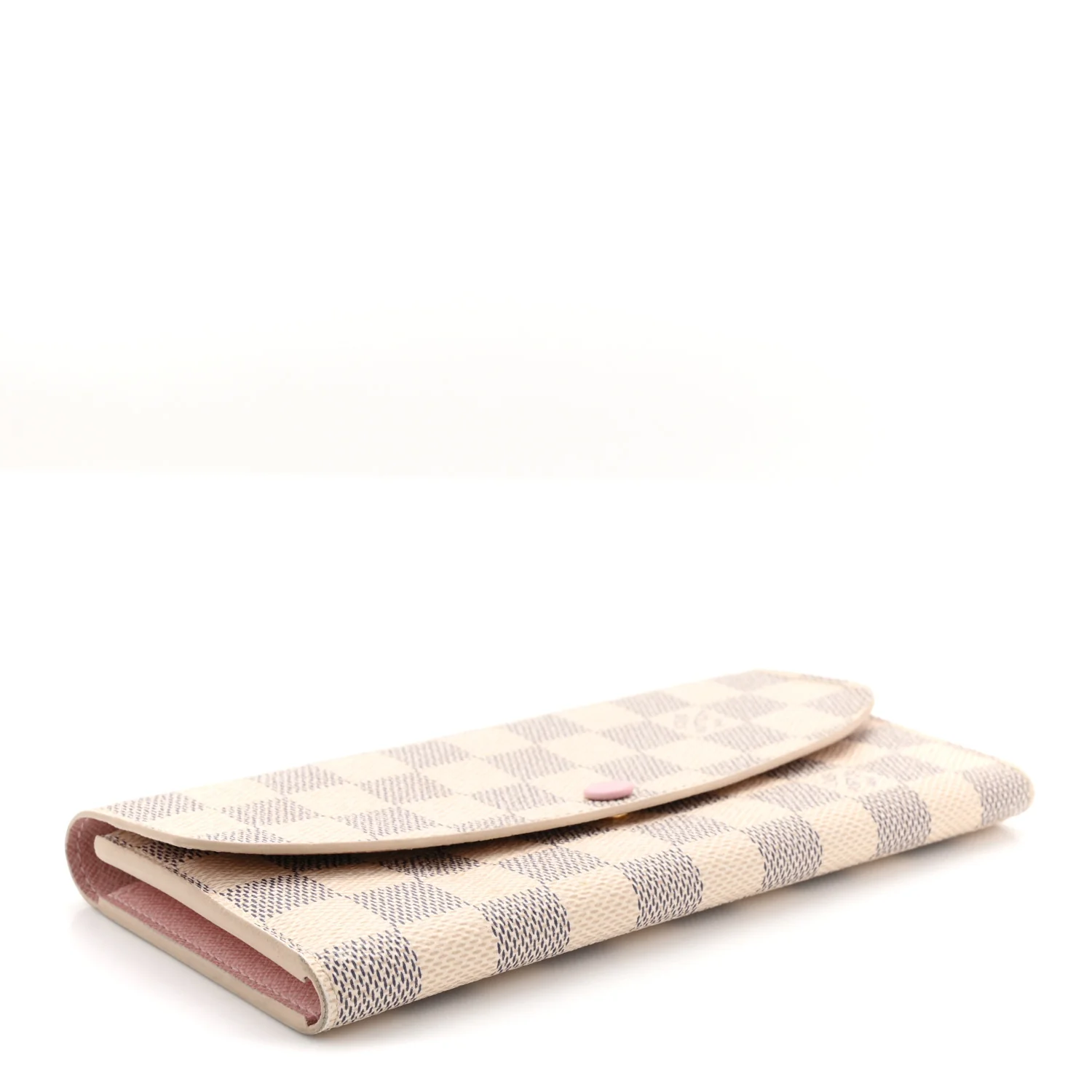 Damier Azur Emilie Wallet Rose Ballerine - Image 4