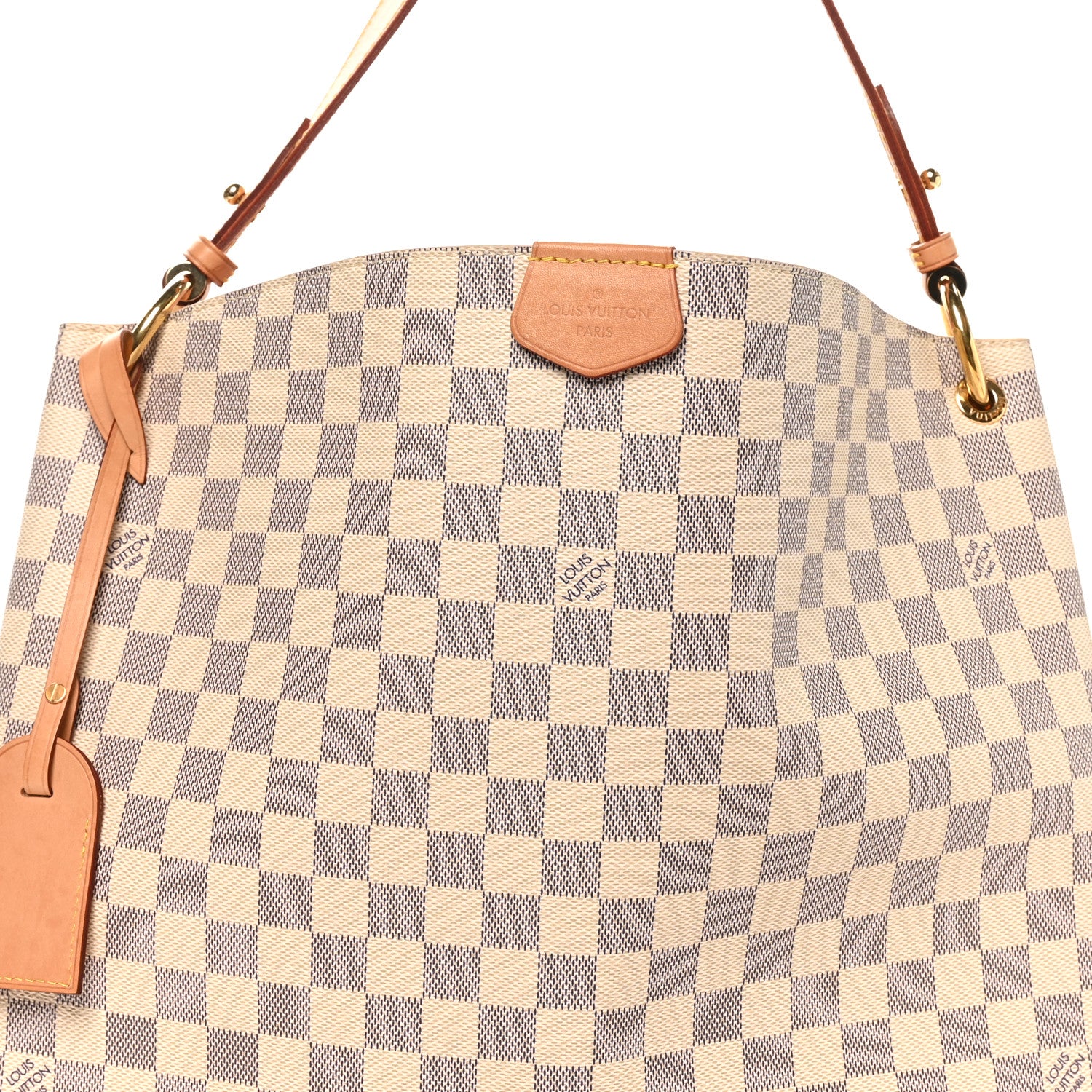 Damier Azur Graceful MM Rose Ballerine - Image 7