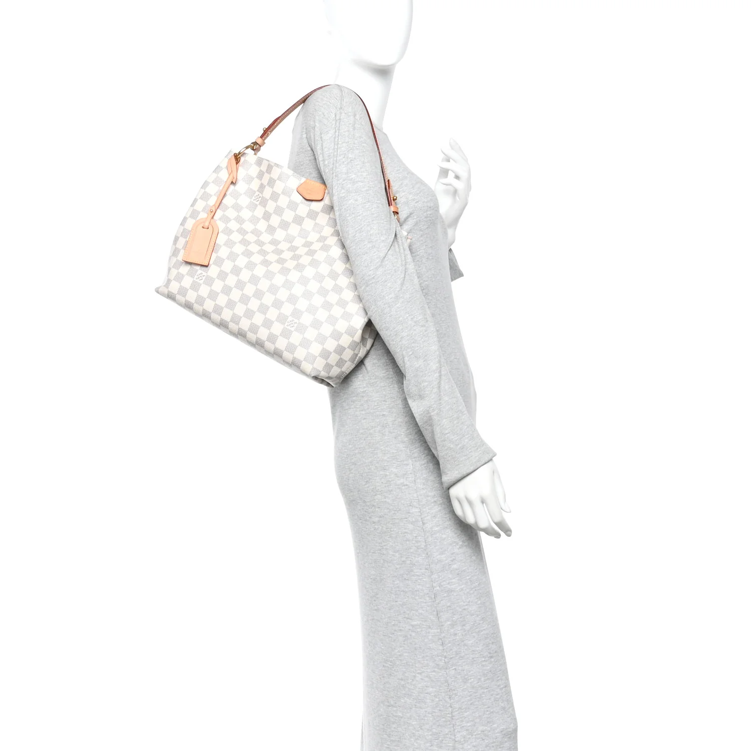 Damier Azur Graceful PM Rose Ballerine - Image 2